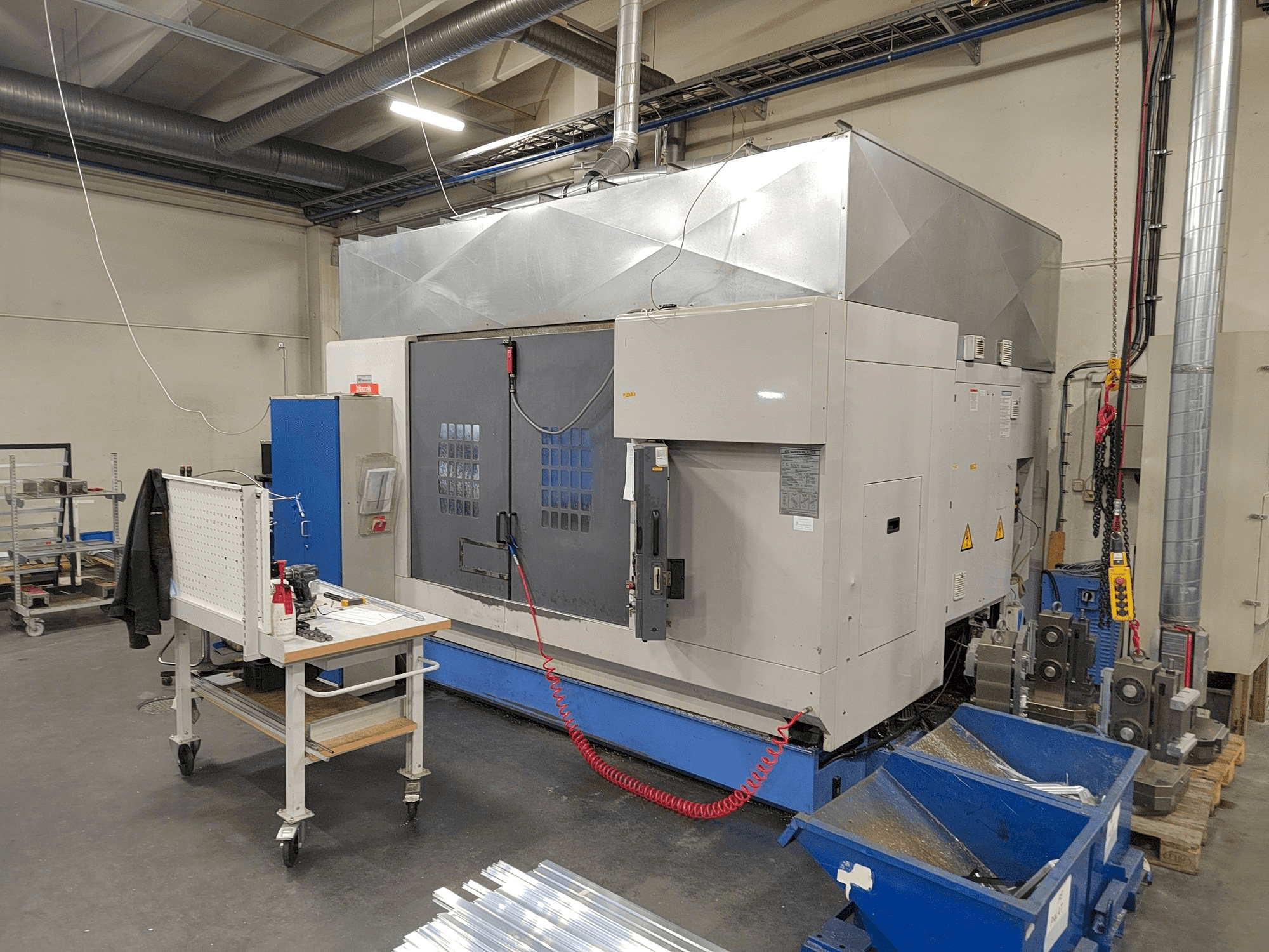 Mazak VTC-300C-maskinen framifrån