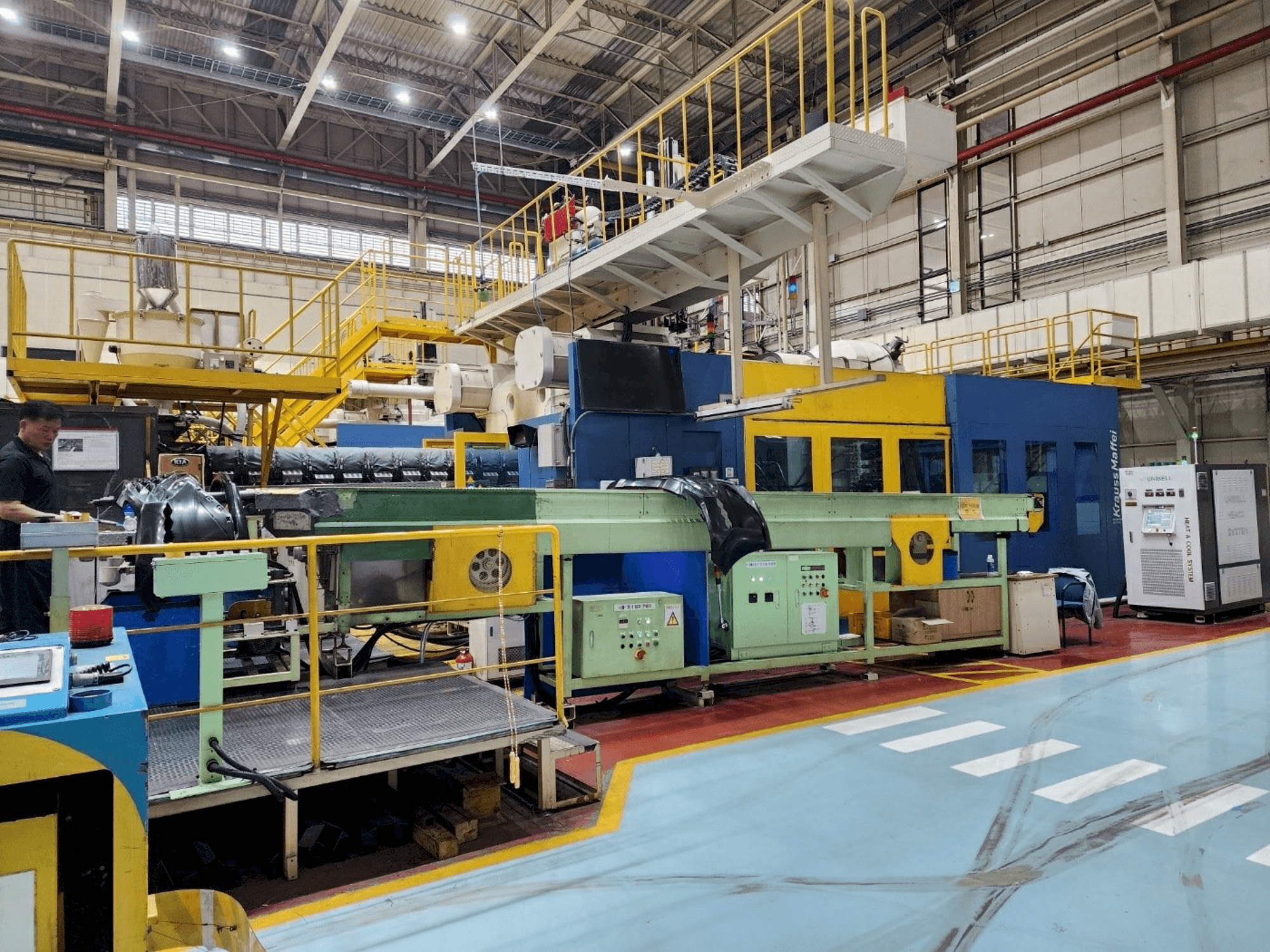 Krauss Maffei 3200-24500-maskinen framifrån