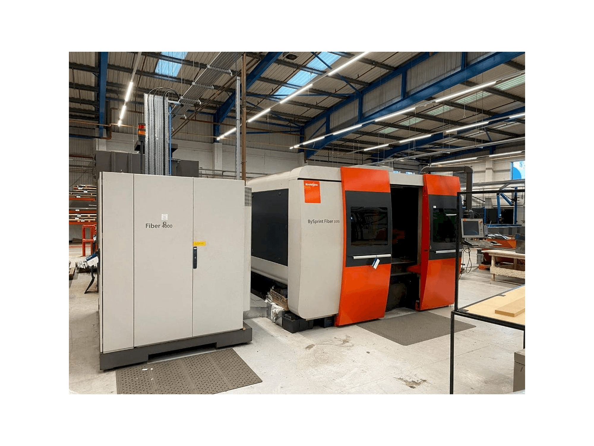 Bystronic BySprint Fiber 3015-maskinen framifrån