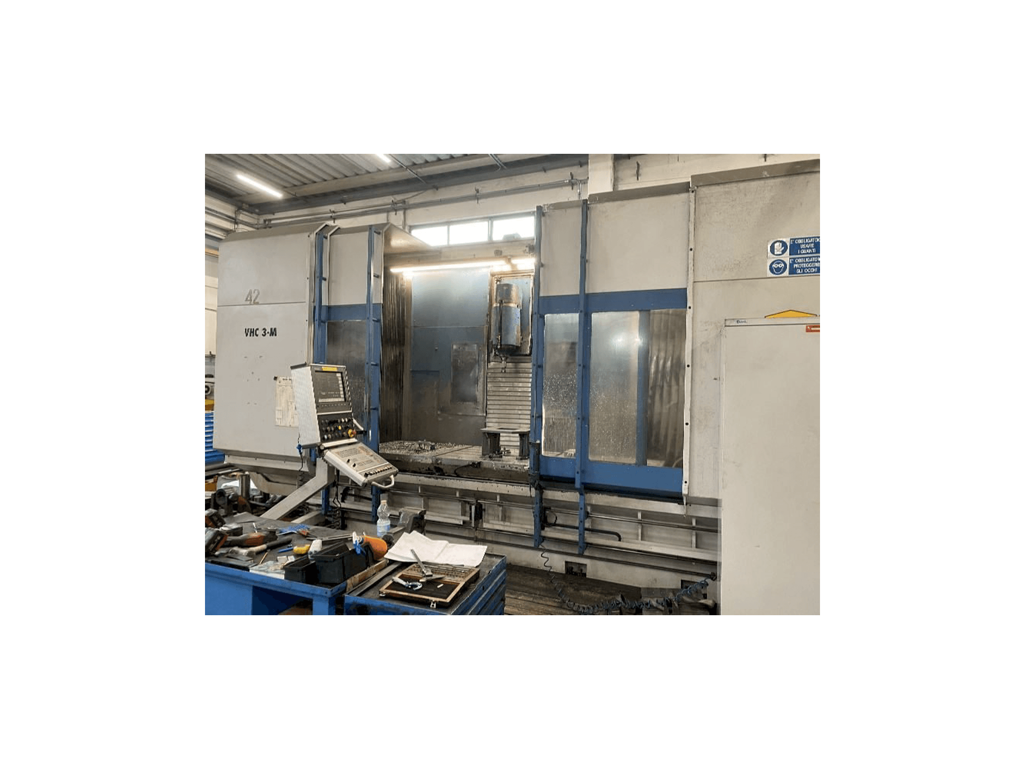 AXA VHC 3M/2E-maskinen framifrån