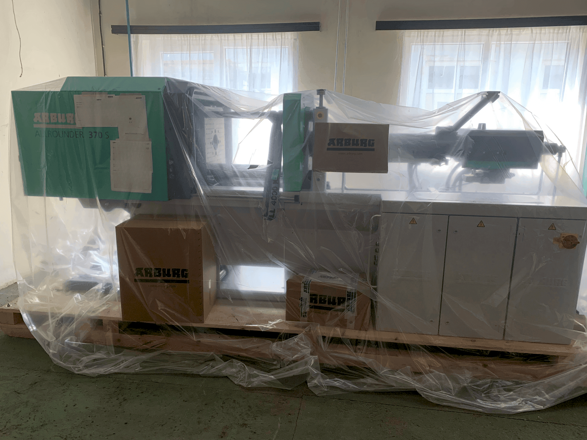 Arburg 370 S 600-290 U-maskinen framifrån