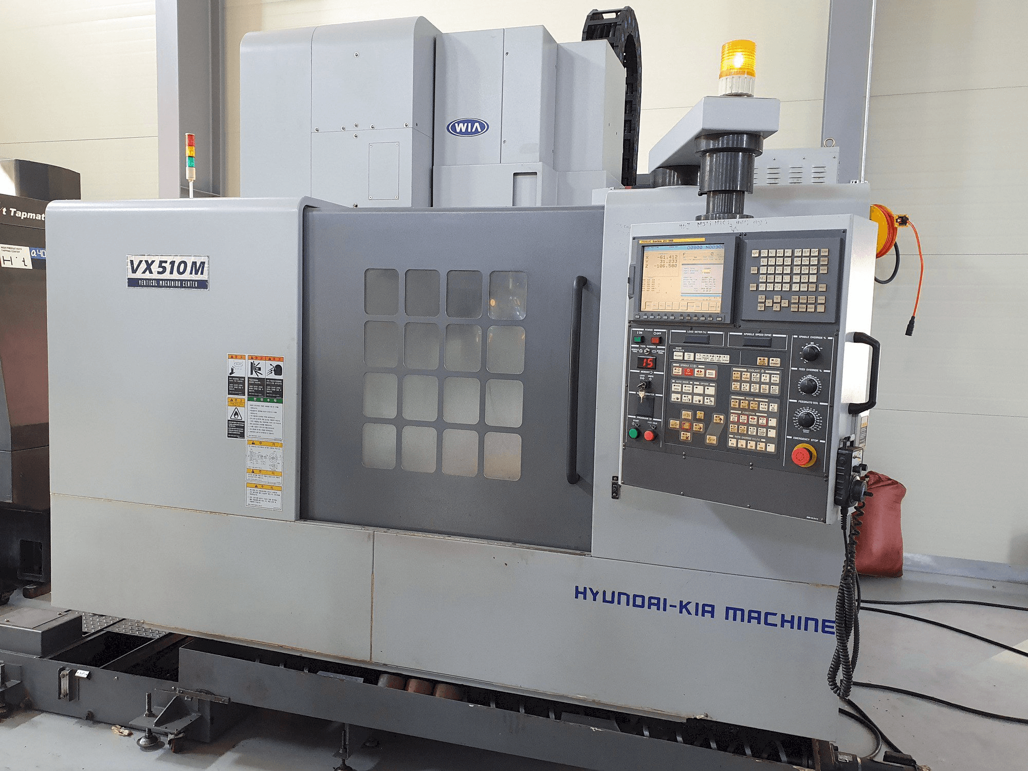 Hyundai Kia VX510M-maskinen framifrån