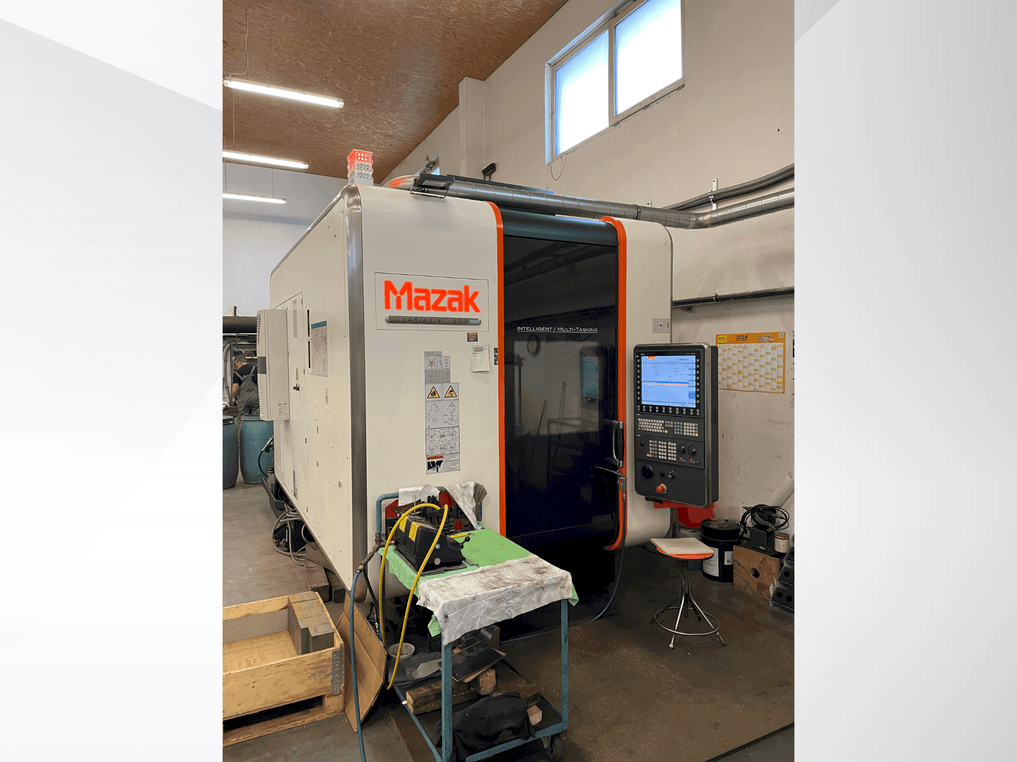 Mazak Variaxis i-600-maskinen framifrån