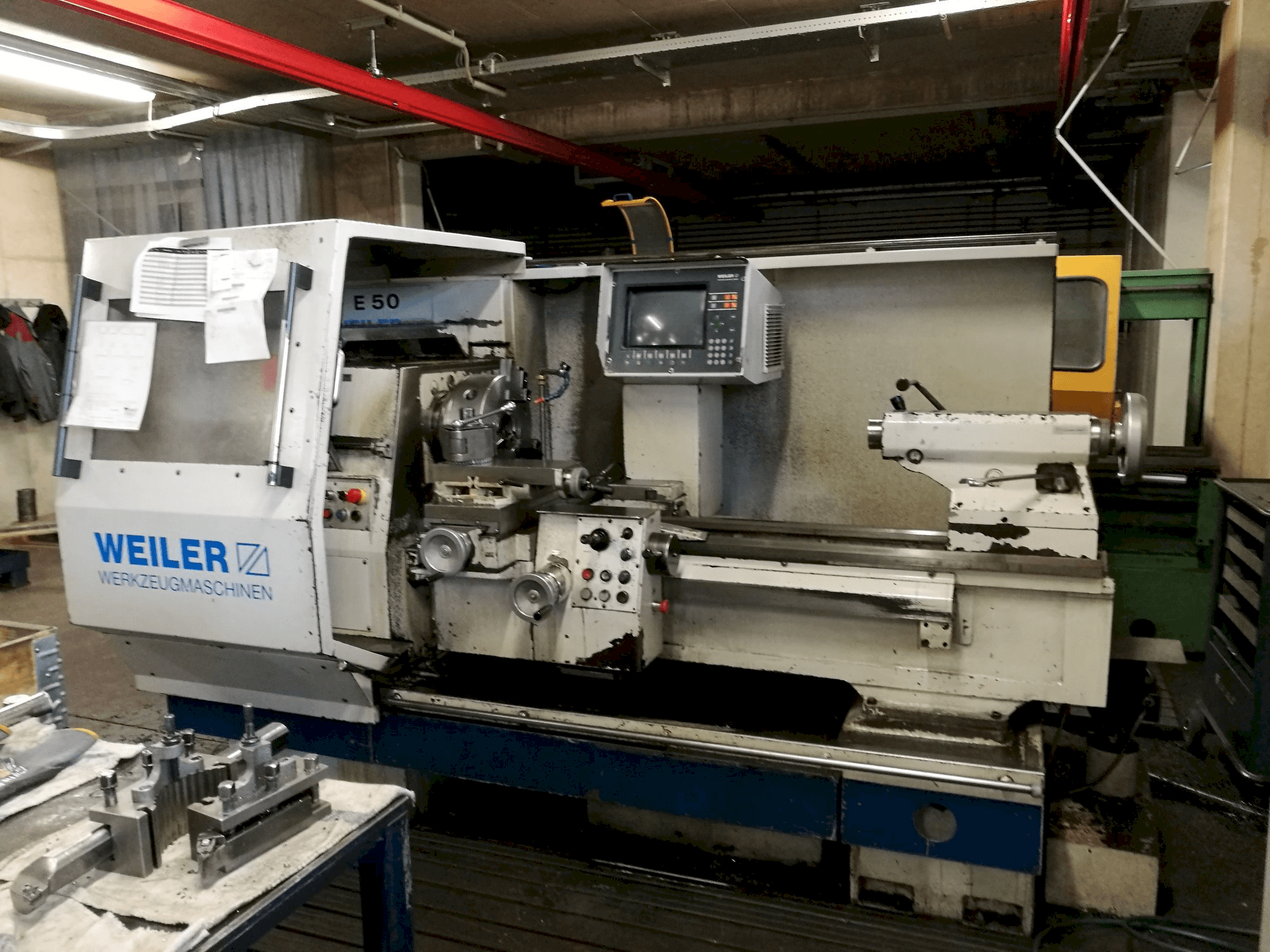 Weiler E50/1-maskinen framifrån