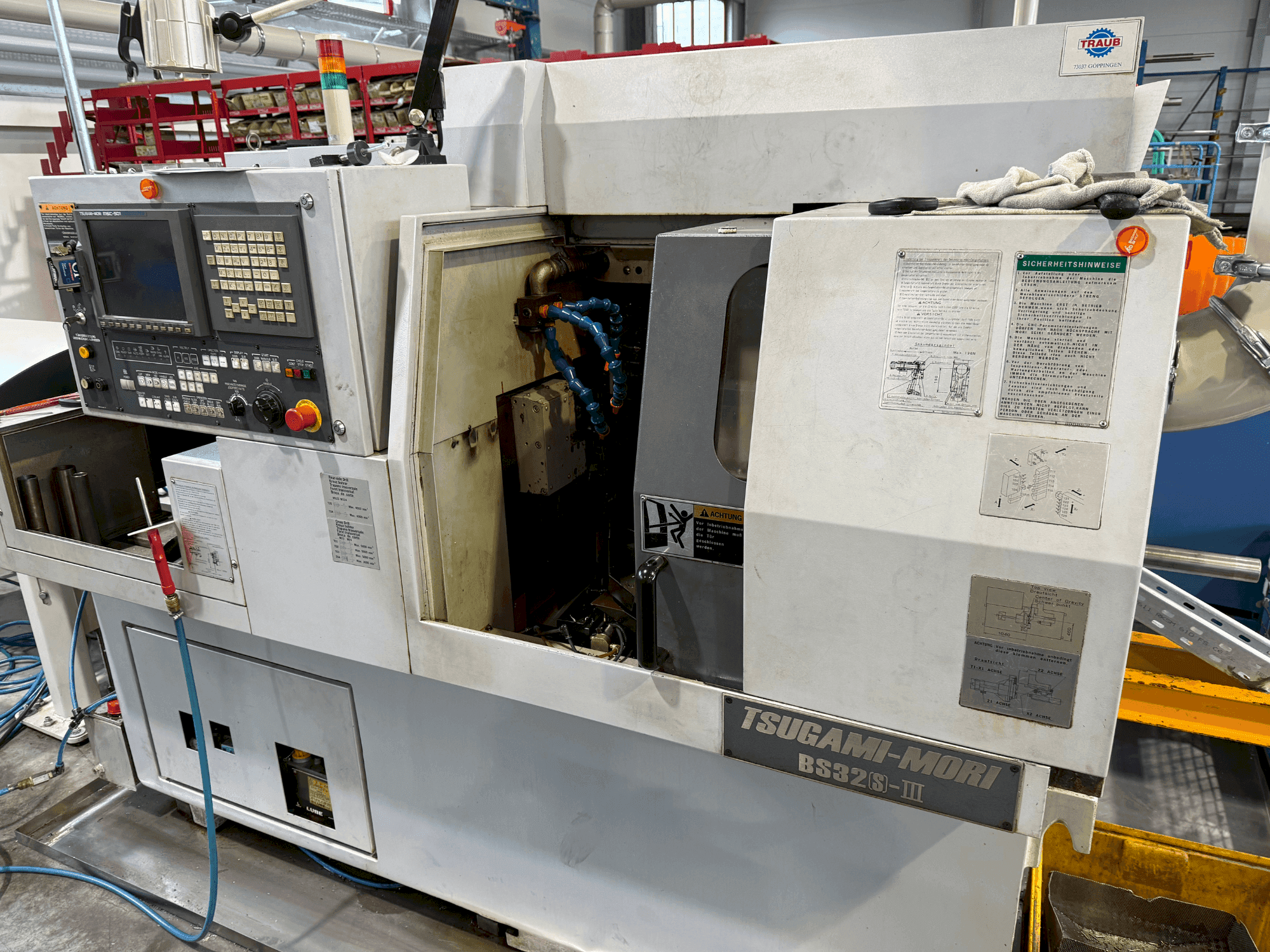 TSUGAMI Mori B32(S)-III-maskinen framifrån