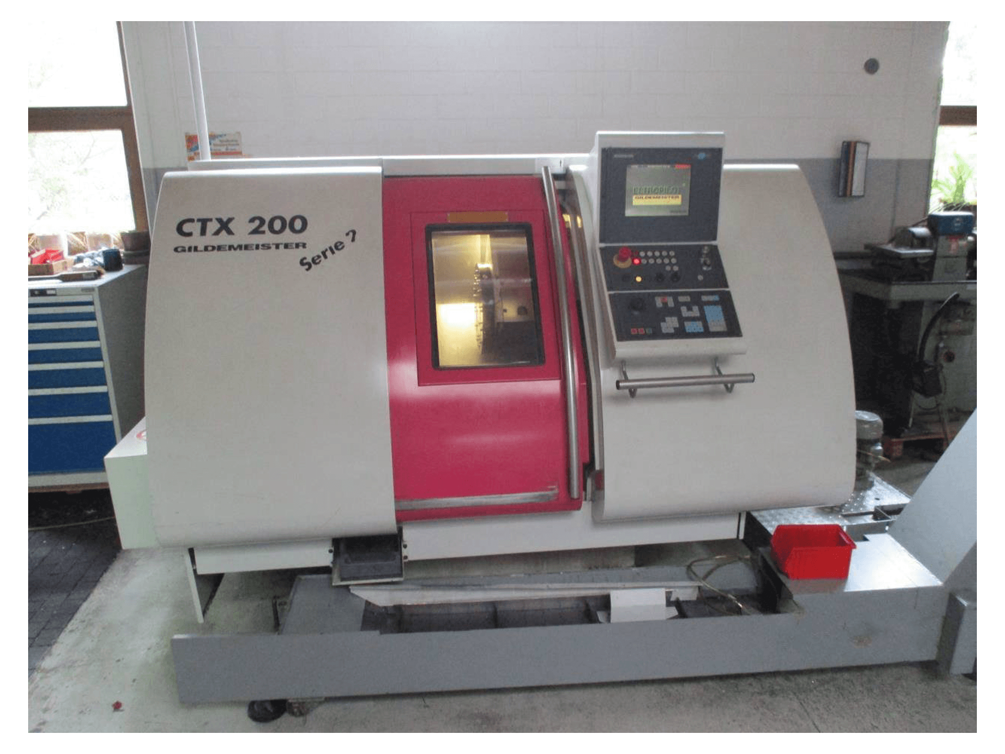 Gildemeister CTX 200-maskinen framifrån