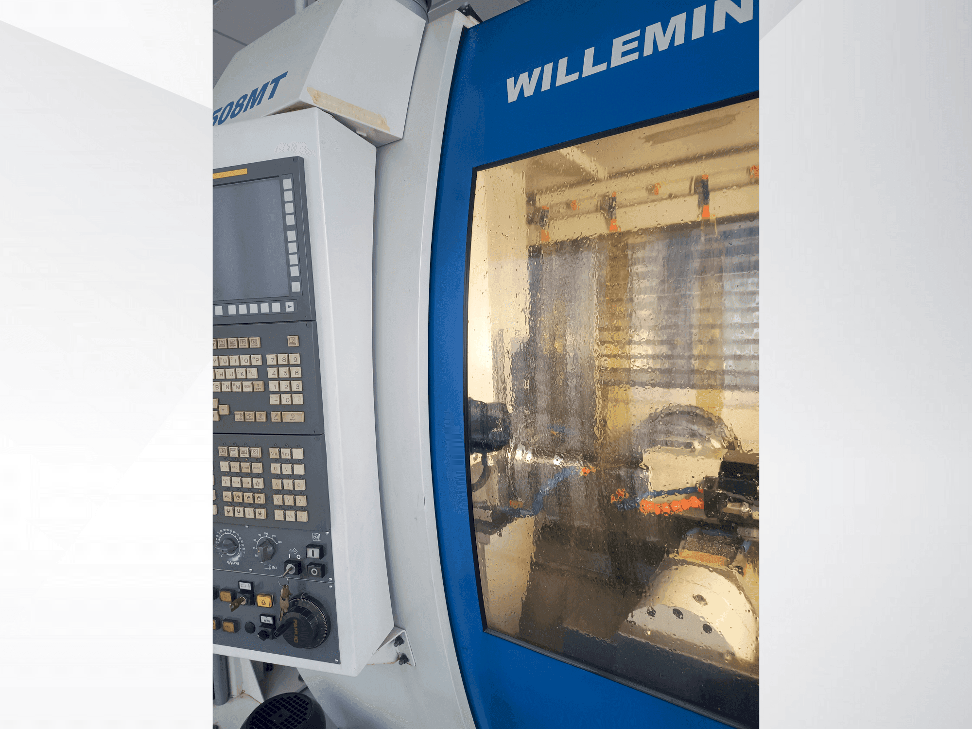 WILLEMIN-MACODEL 508MT-195-maskinen framifrån