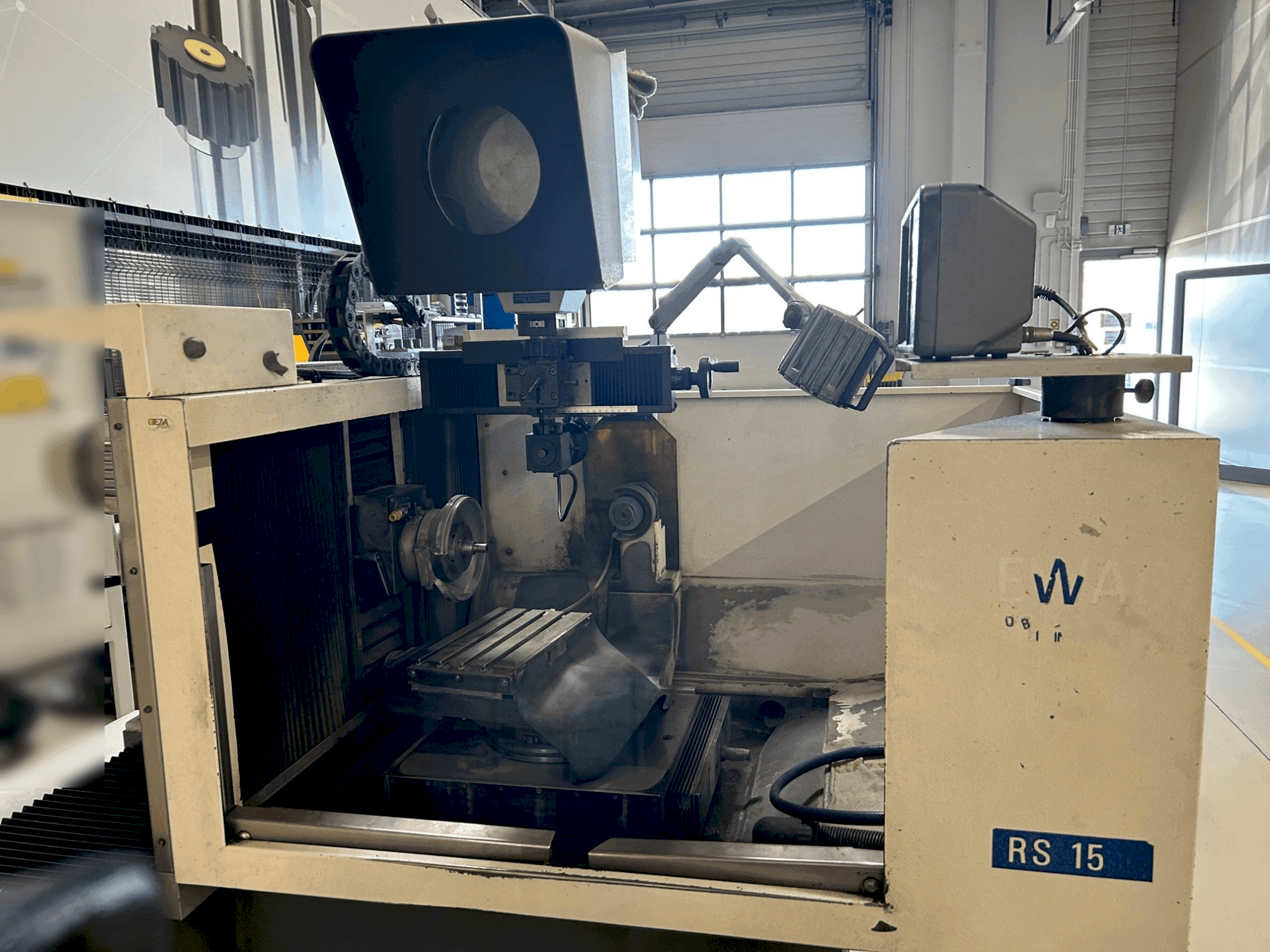 EWAG RS 15-maskinen framifrån