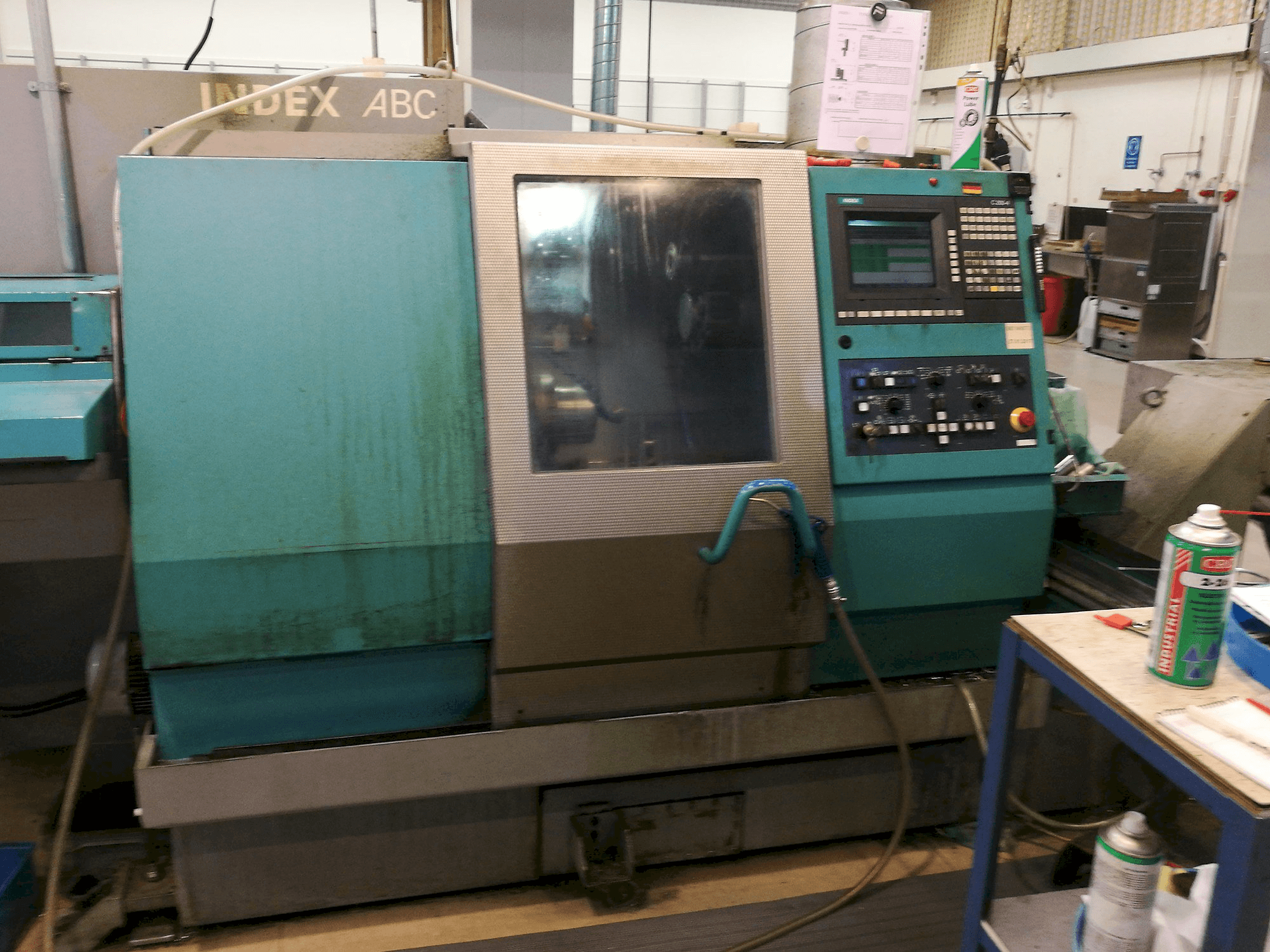 Index-maskinen framifrånABC