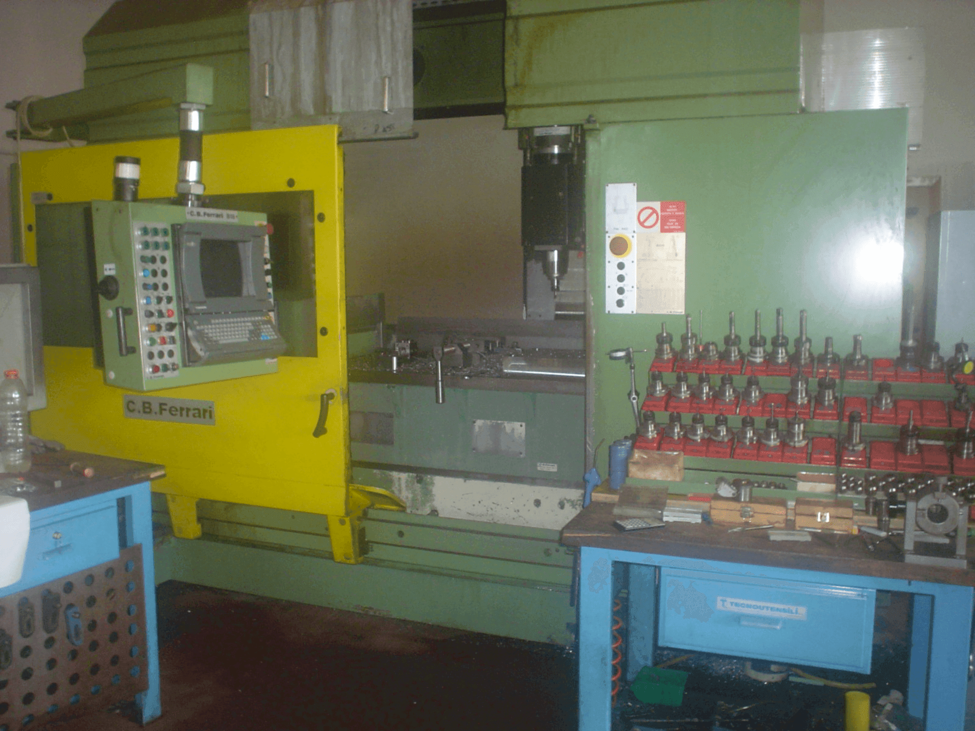 C.B. Ferrari B18-maskinen framifrån