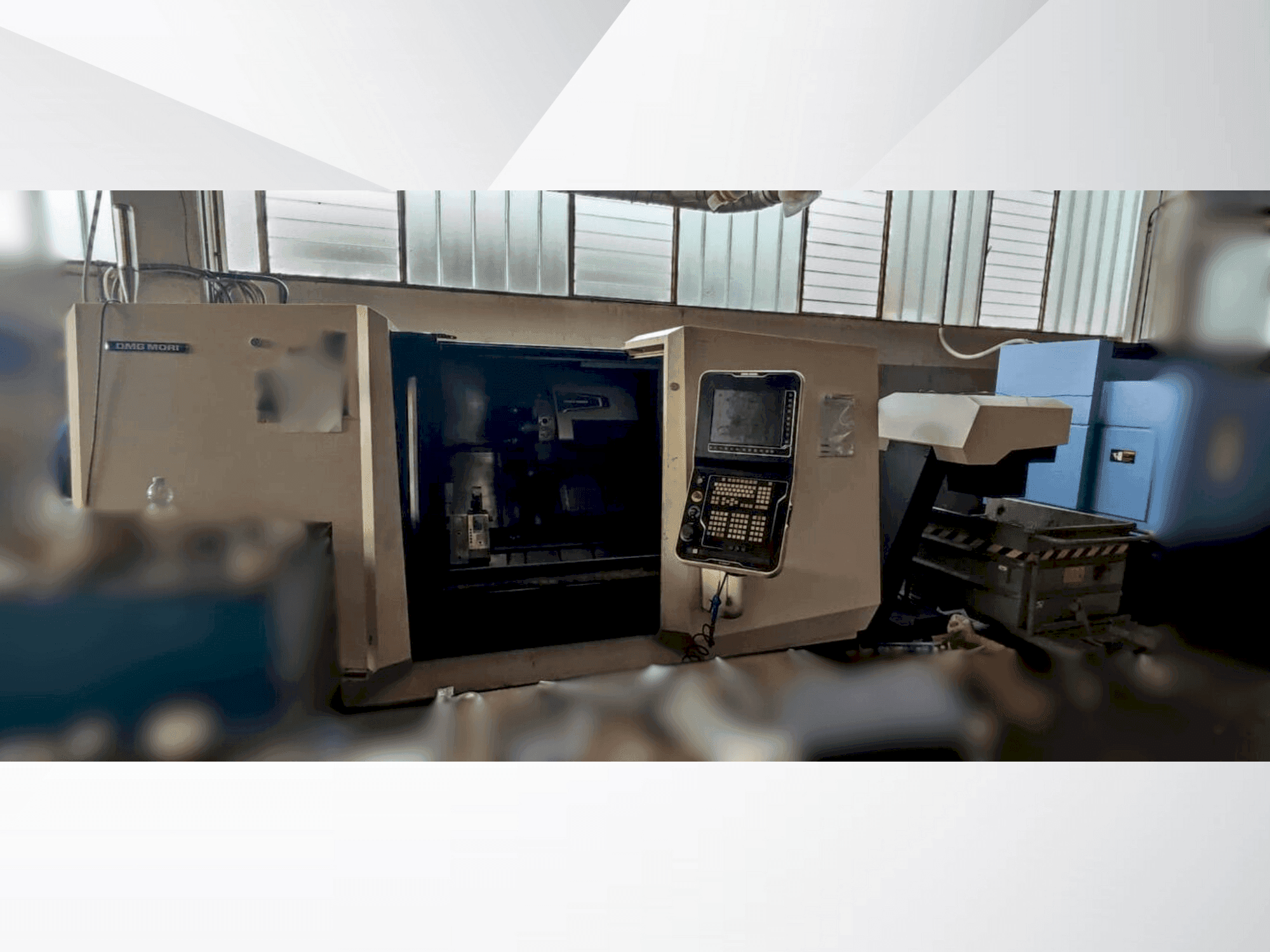 DMG MORI CLX 550-maskinen framifrån