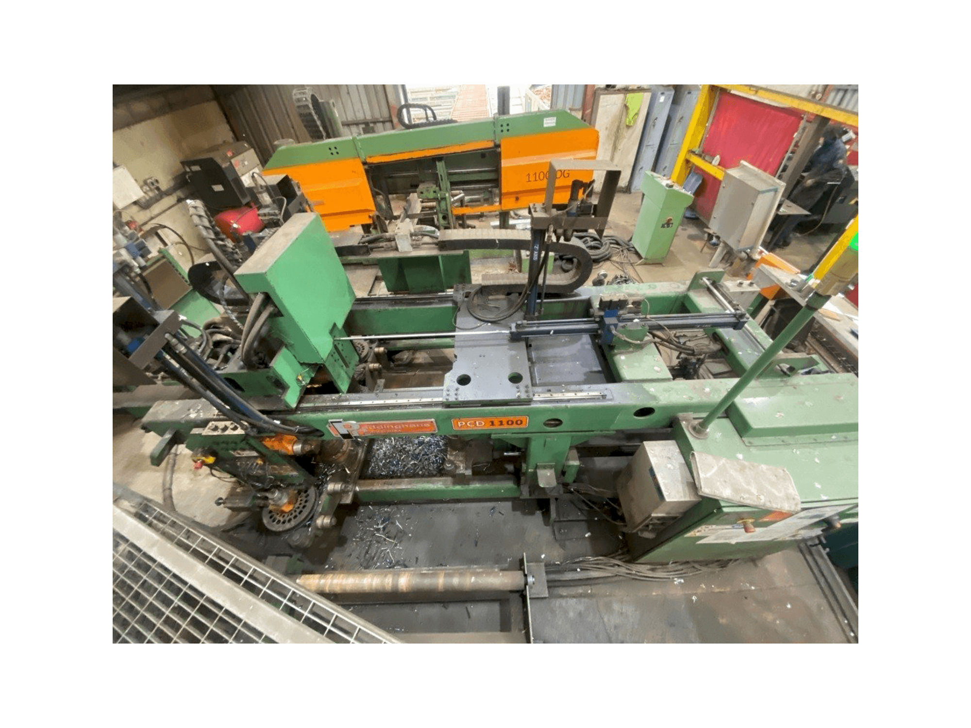 Peddinghaus PCD 1100-maskinen framifrån