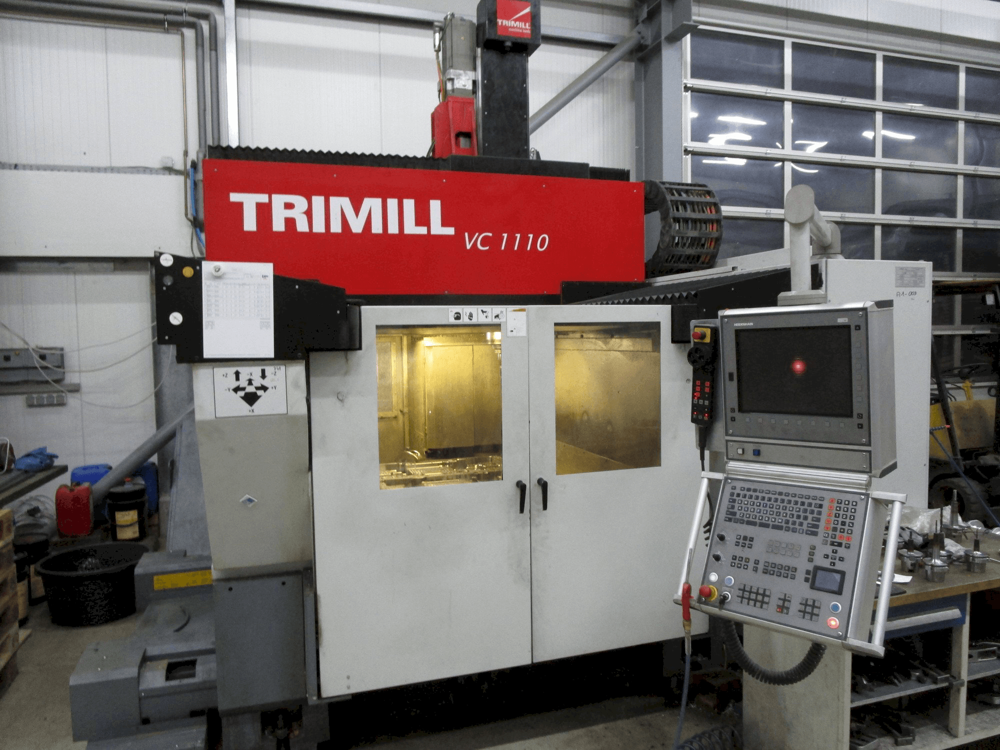 TRIMILL VC1110-maskinen framifrån
