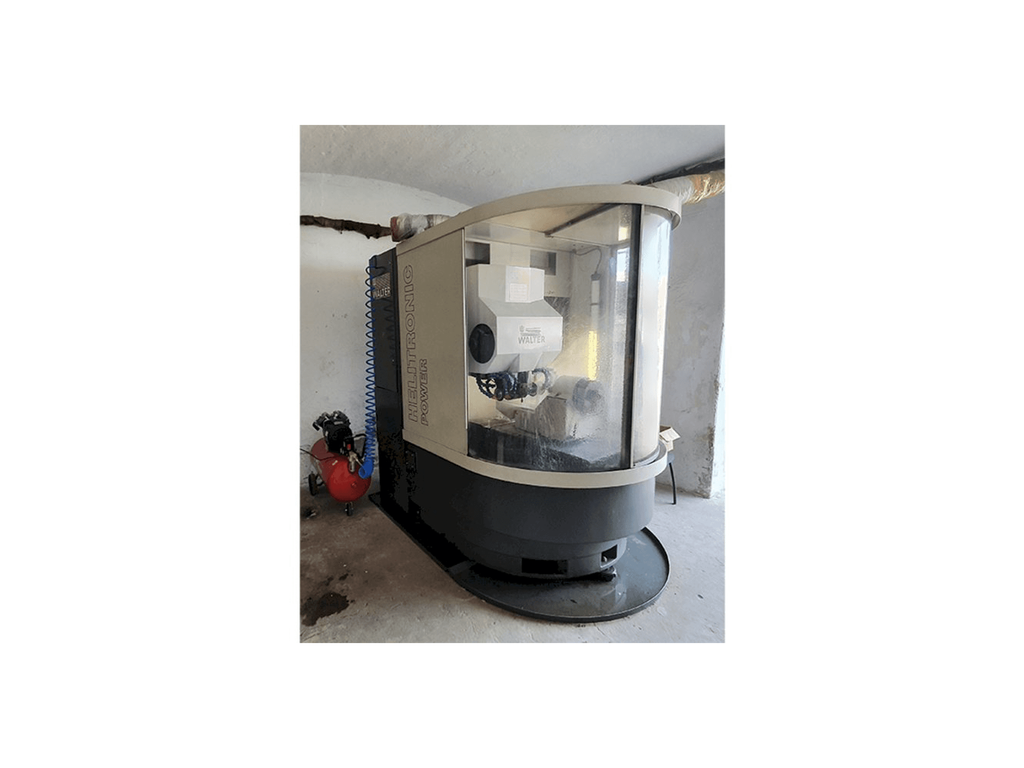 Walter Helitronic Power-maskinen framifrån