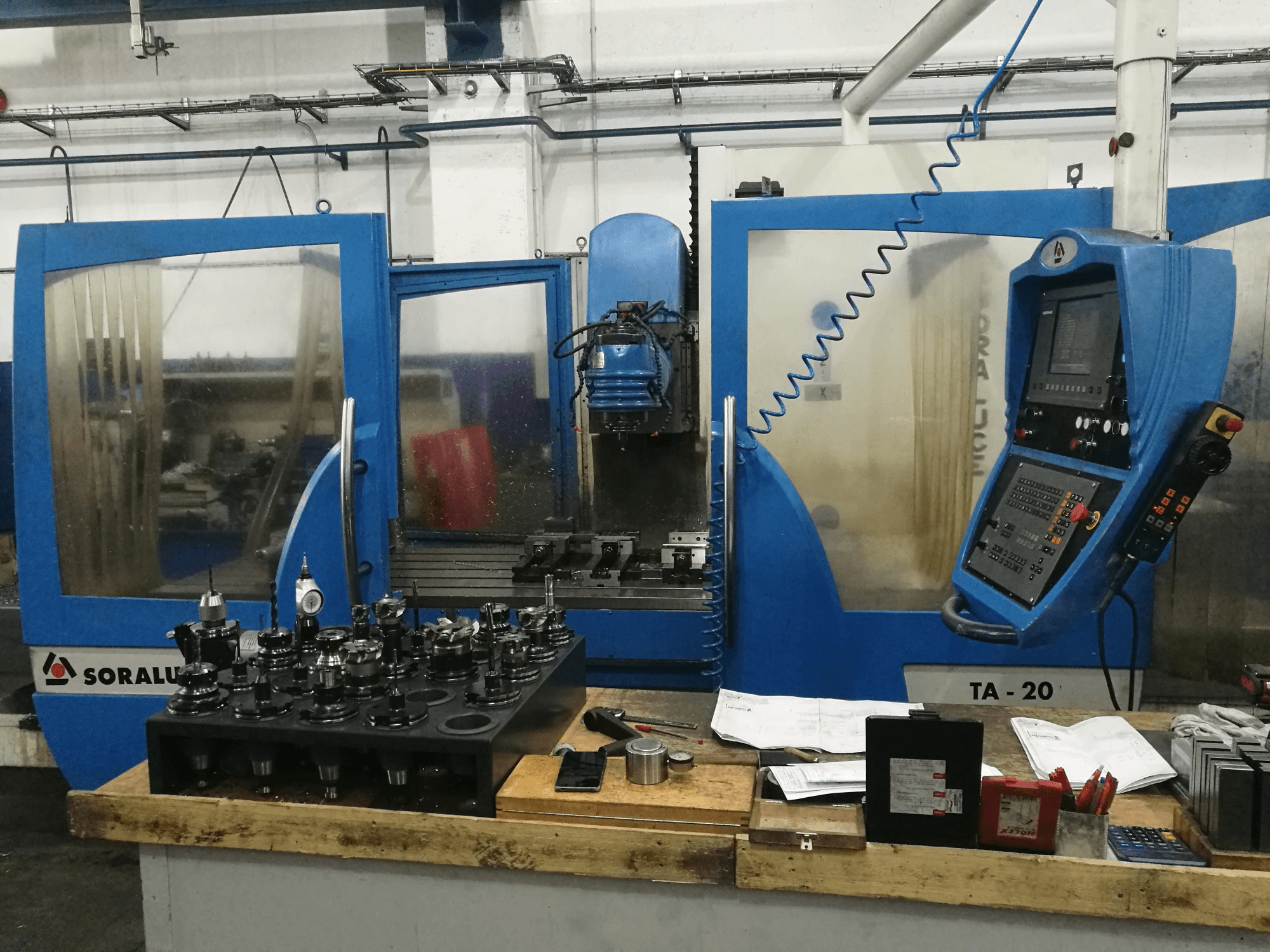 Soraluce-maskinen framifrånTA-20