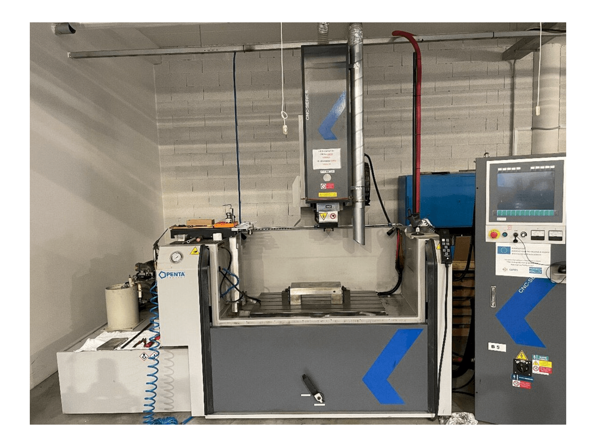 PENTA 650G CNC-maskinen framifrån