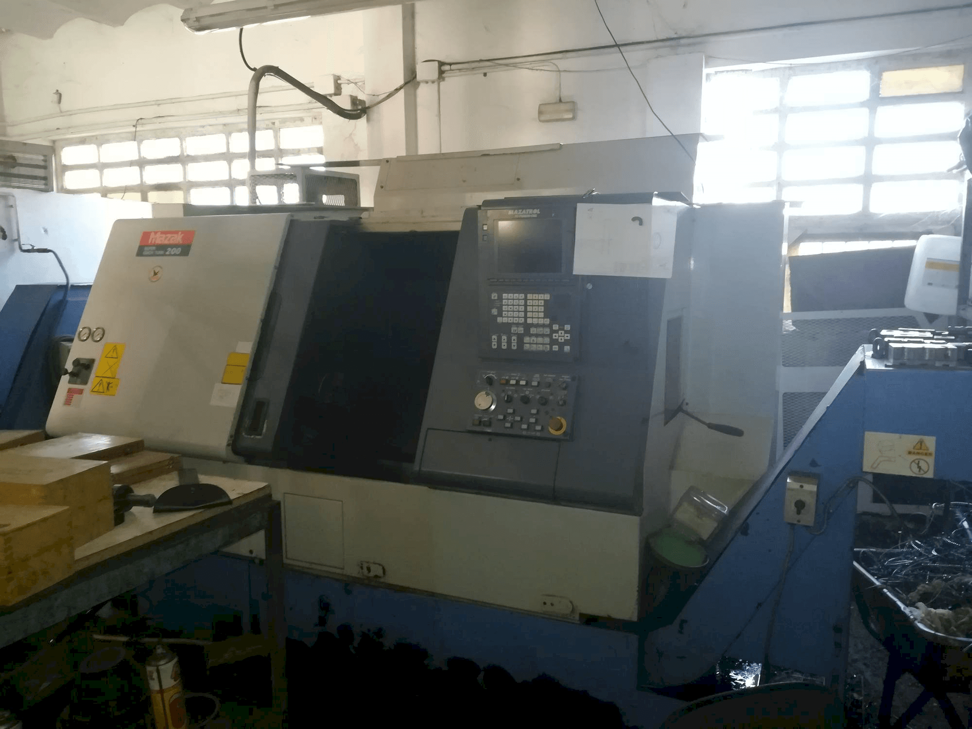 Mazak Super Quick Turn 200-maskinen framifrån