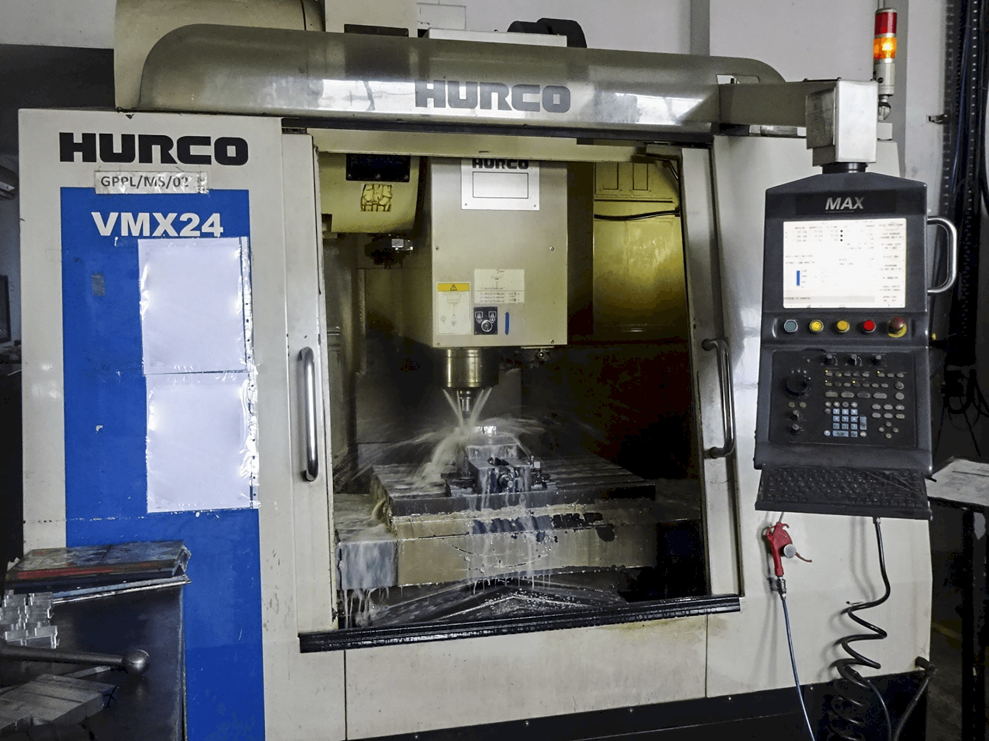 Hurco-maskinen framifrånVMX 24
