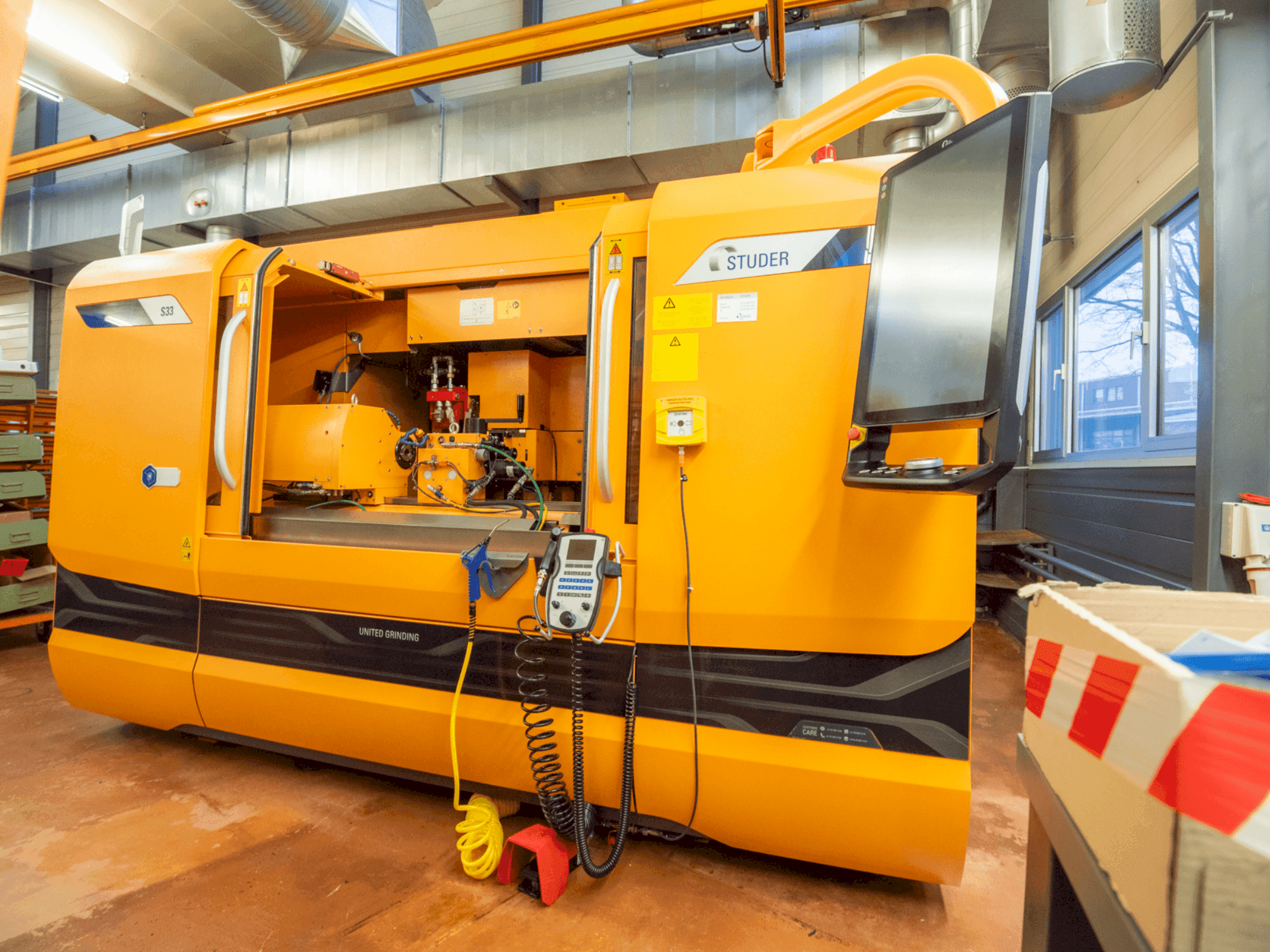 STUDER S33-maskinen framifrån