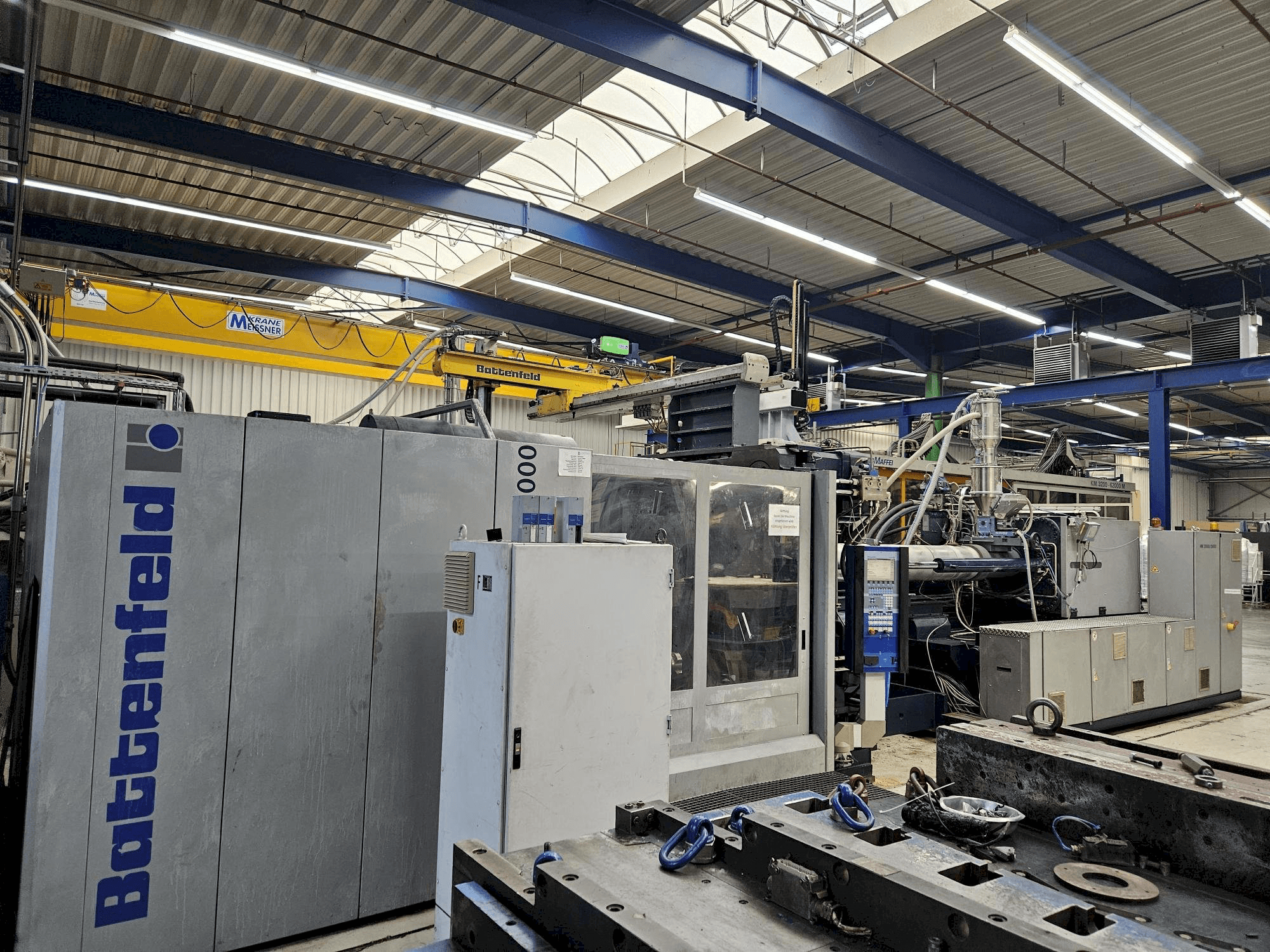 Battenfeld HM 10000-maskinen framifrån