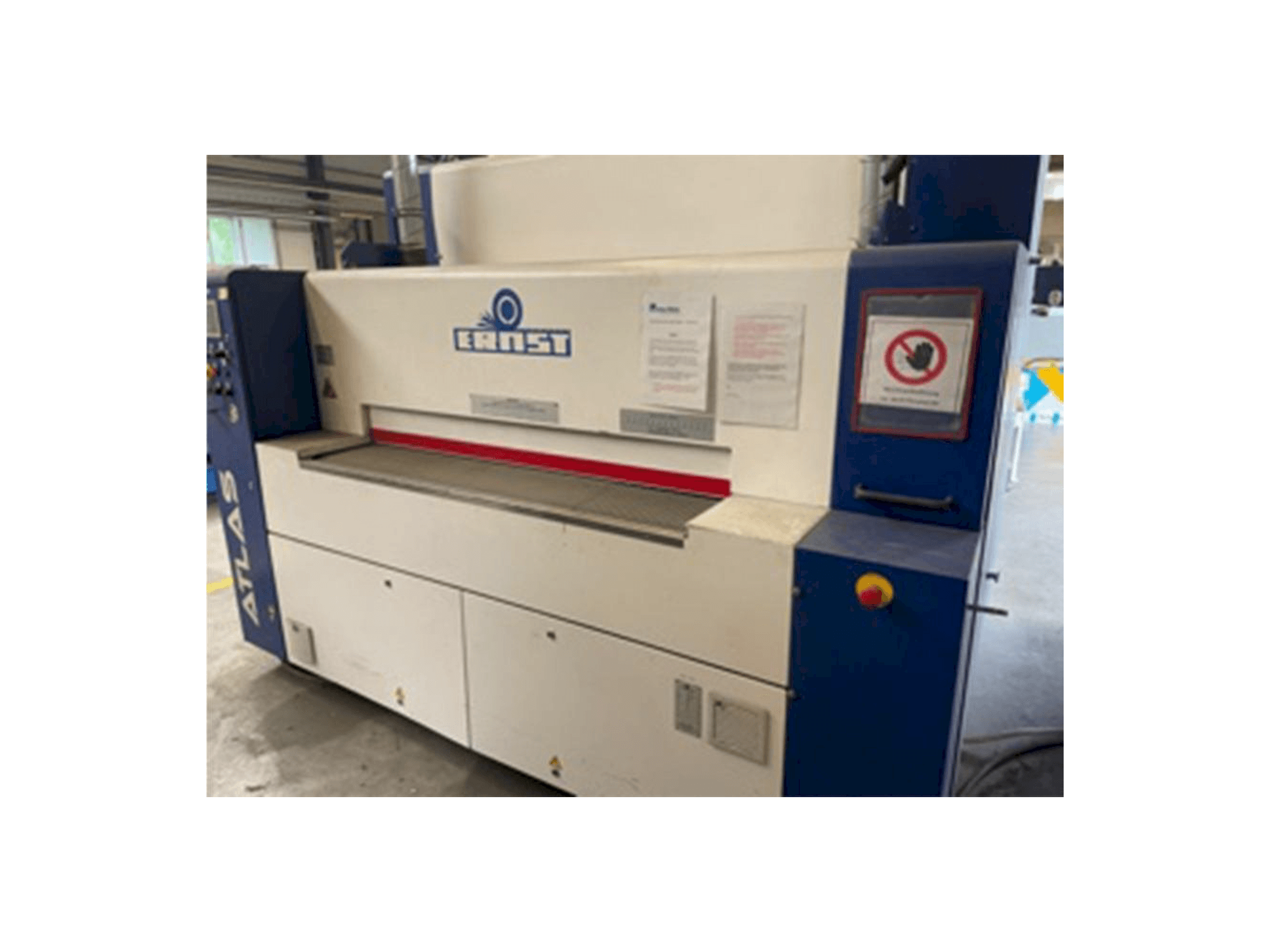 ERNST ATLAS ES-maskinen framifrån