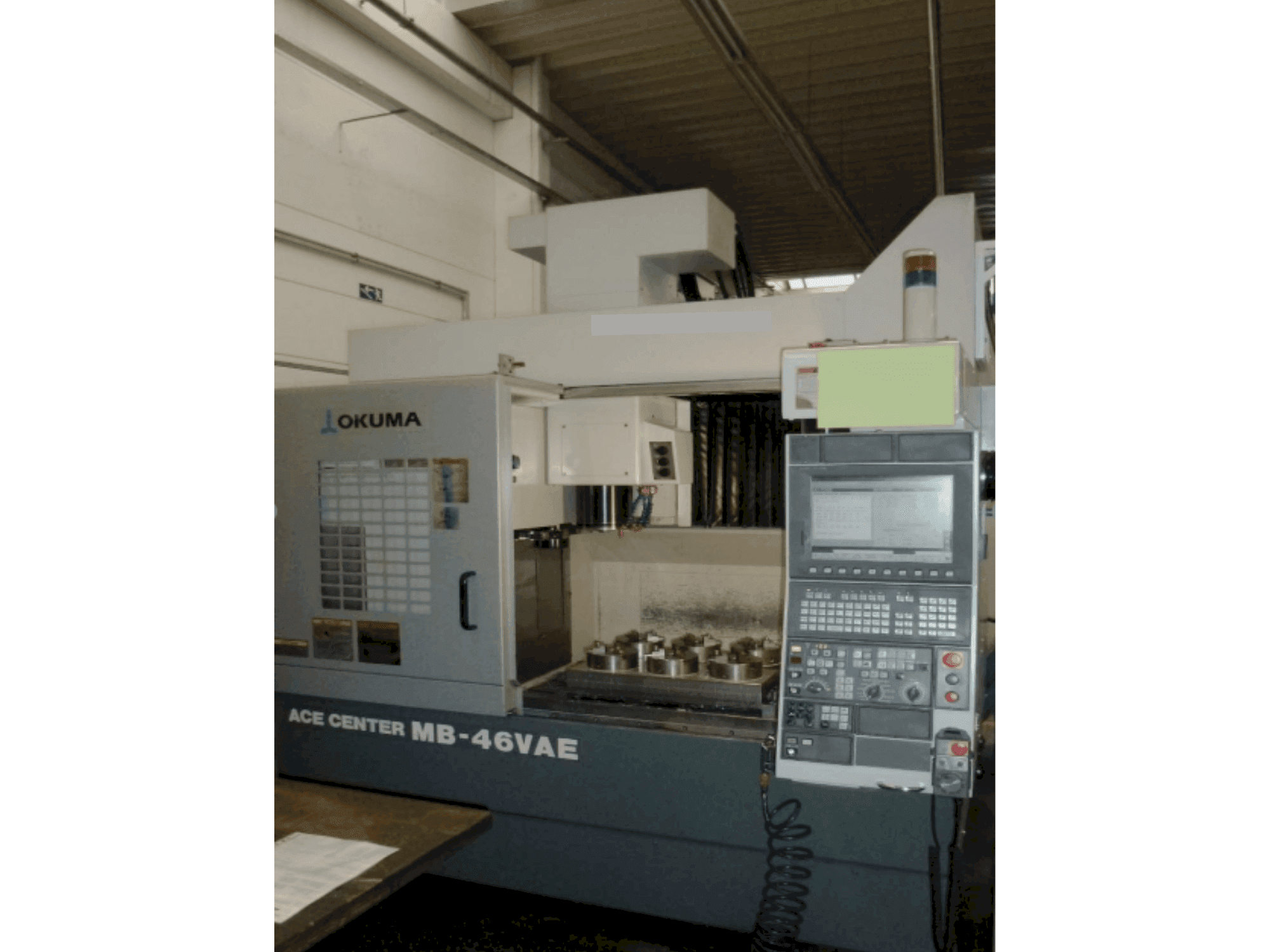 Okuma MB-46VAE-maskinen framifrån