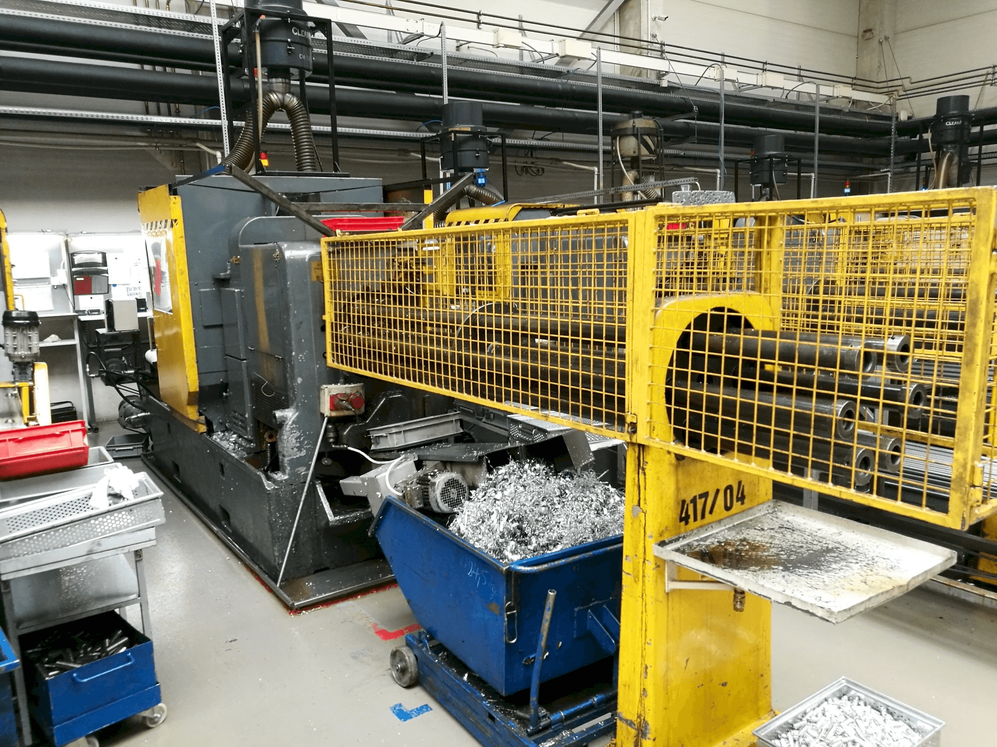 Wickman 1 3/8"-6-maskinen framifrån