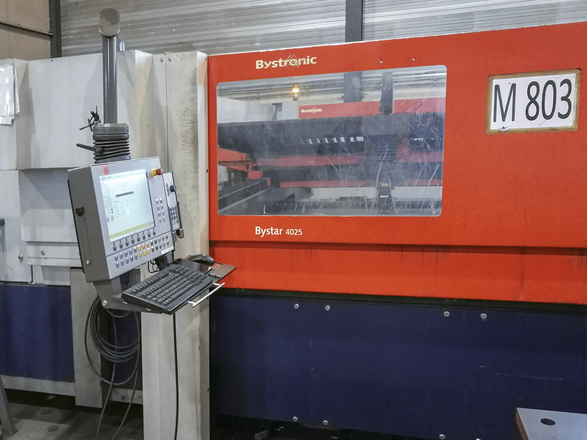 Bystronic-maskinen framifrånBystar 4025 NT 80