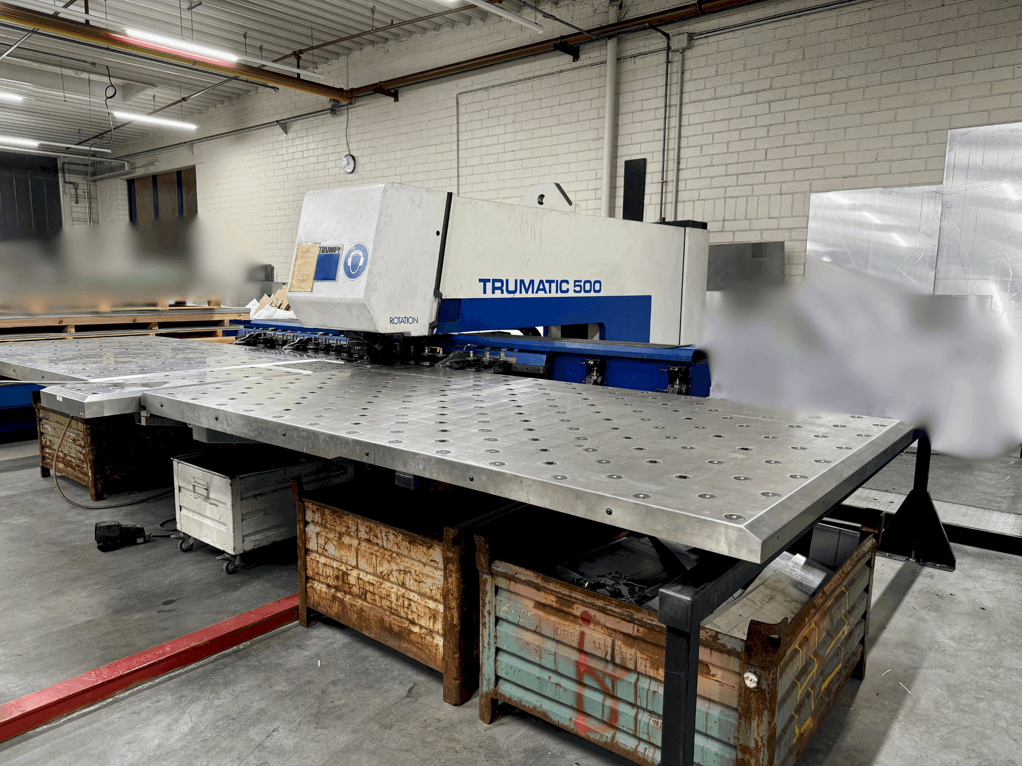 TRUMPF TRUMATIC 500-maskinen framifrån