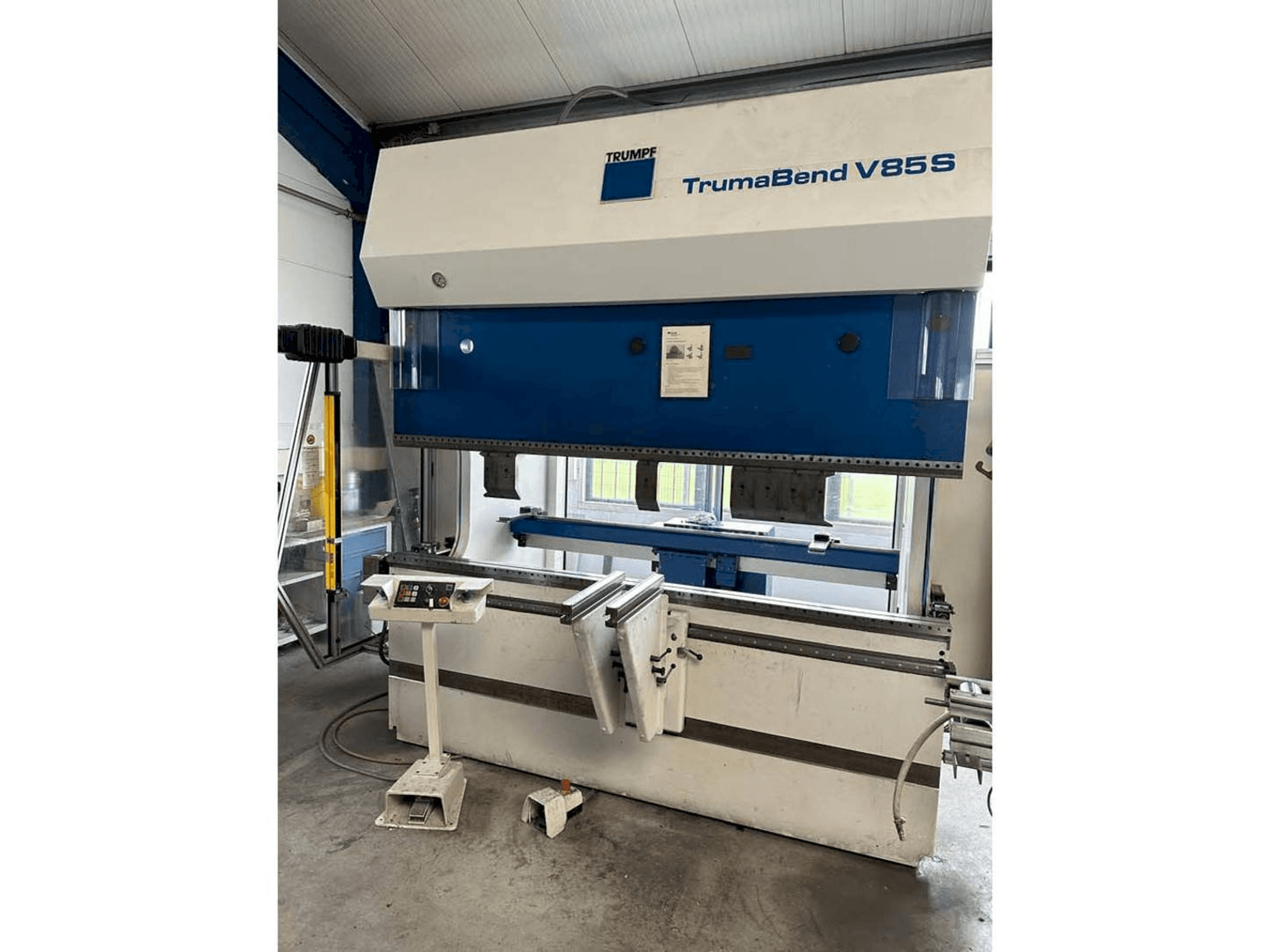 Trumpf TrumaBend V85S-maskinen framifrån