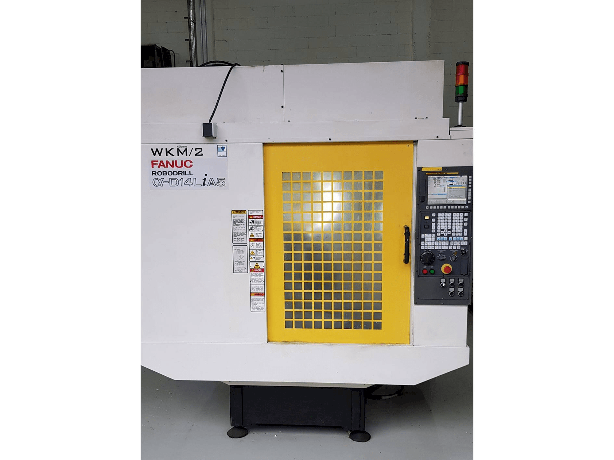 FANUC Robodrill a-D14LiA5-maskinen framifrån