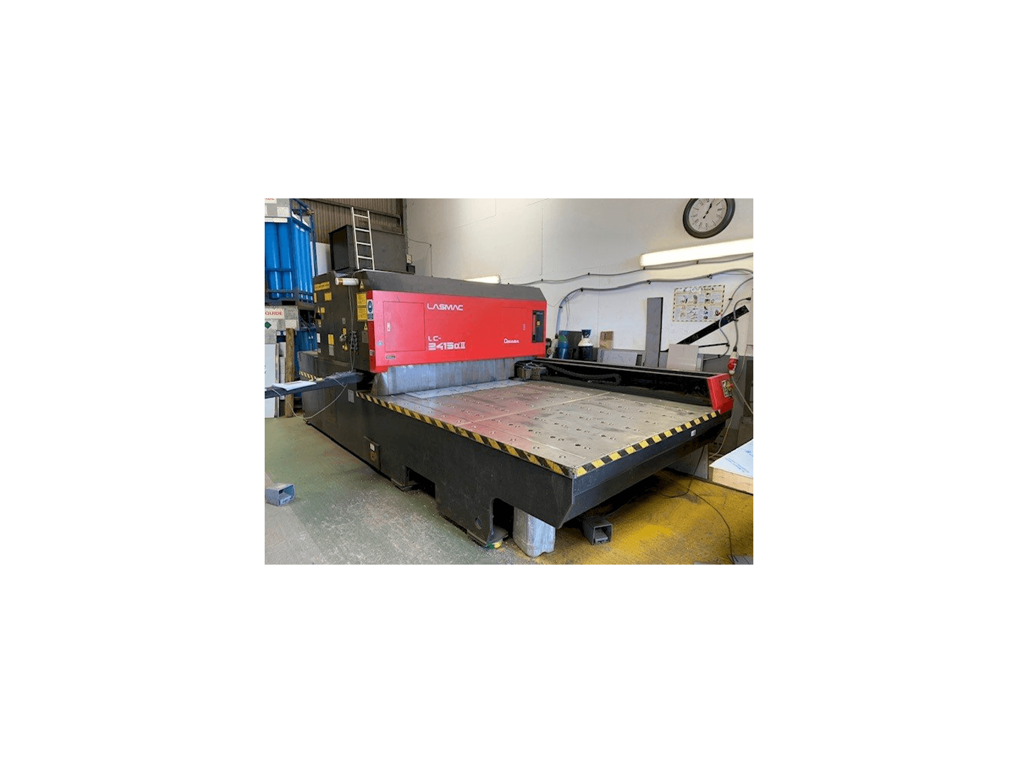 AMADA LC 2415 Alpha 2-maskinen framifrån