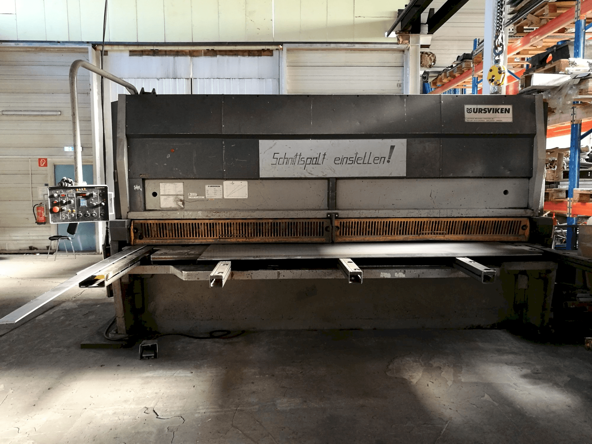 Ursviken GSA 640-maskinen framifrån