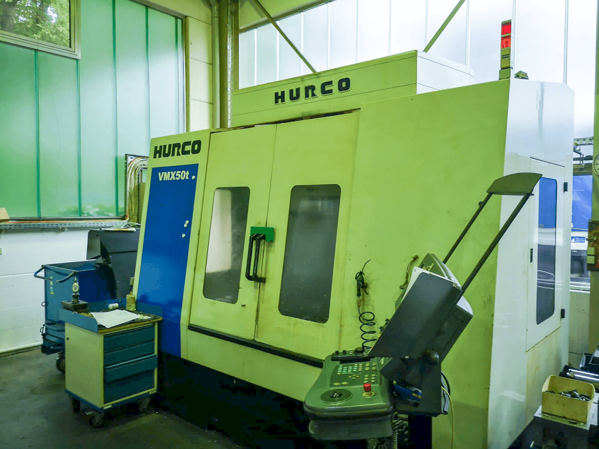 Hurco VMX50t-maskinen framifrån