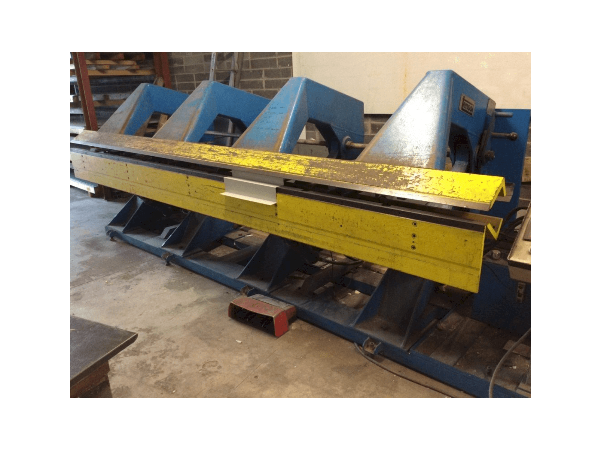 Tensol P200-4-maskinen framifrån