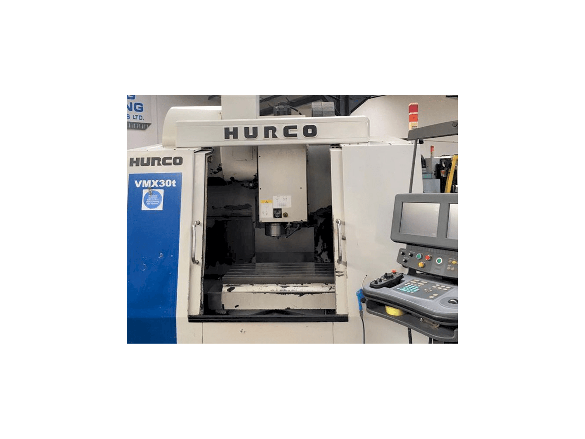 Hurco VMX 30T-maskinen framifrån