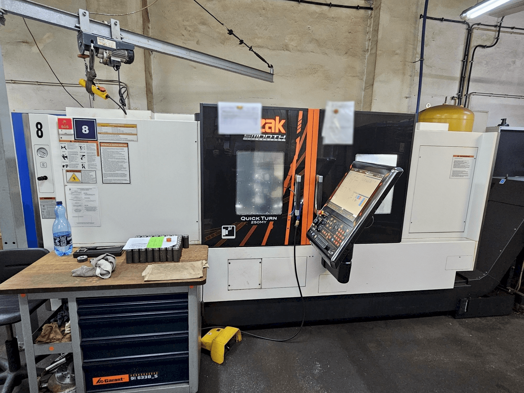 Mazak QUICK TURN SMOOTH 250MY-maskinen framifrån