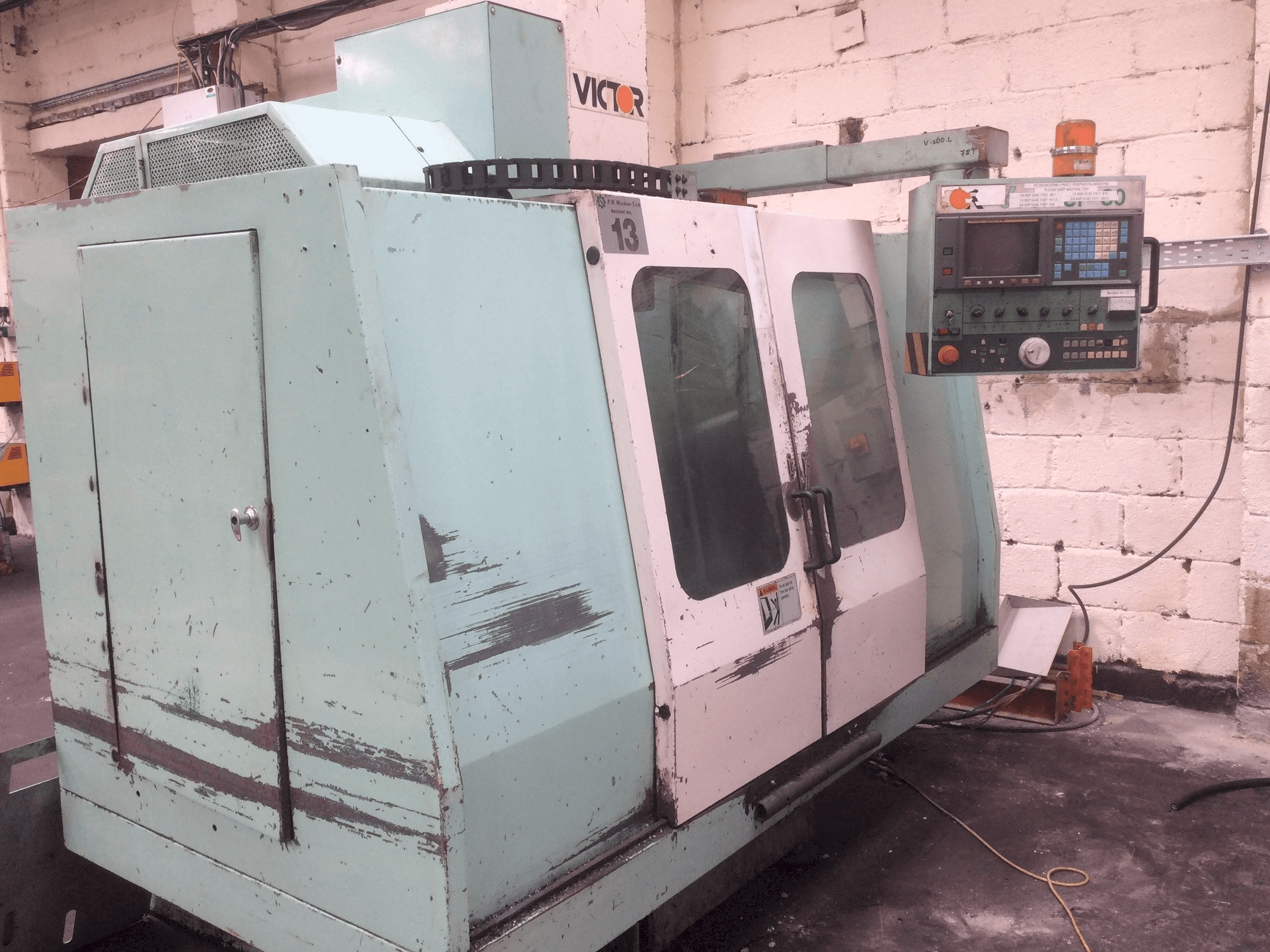 Victor V Center-80-maskinen framifrån