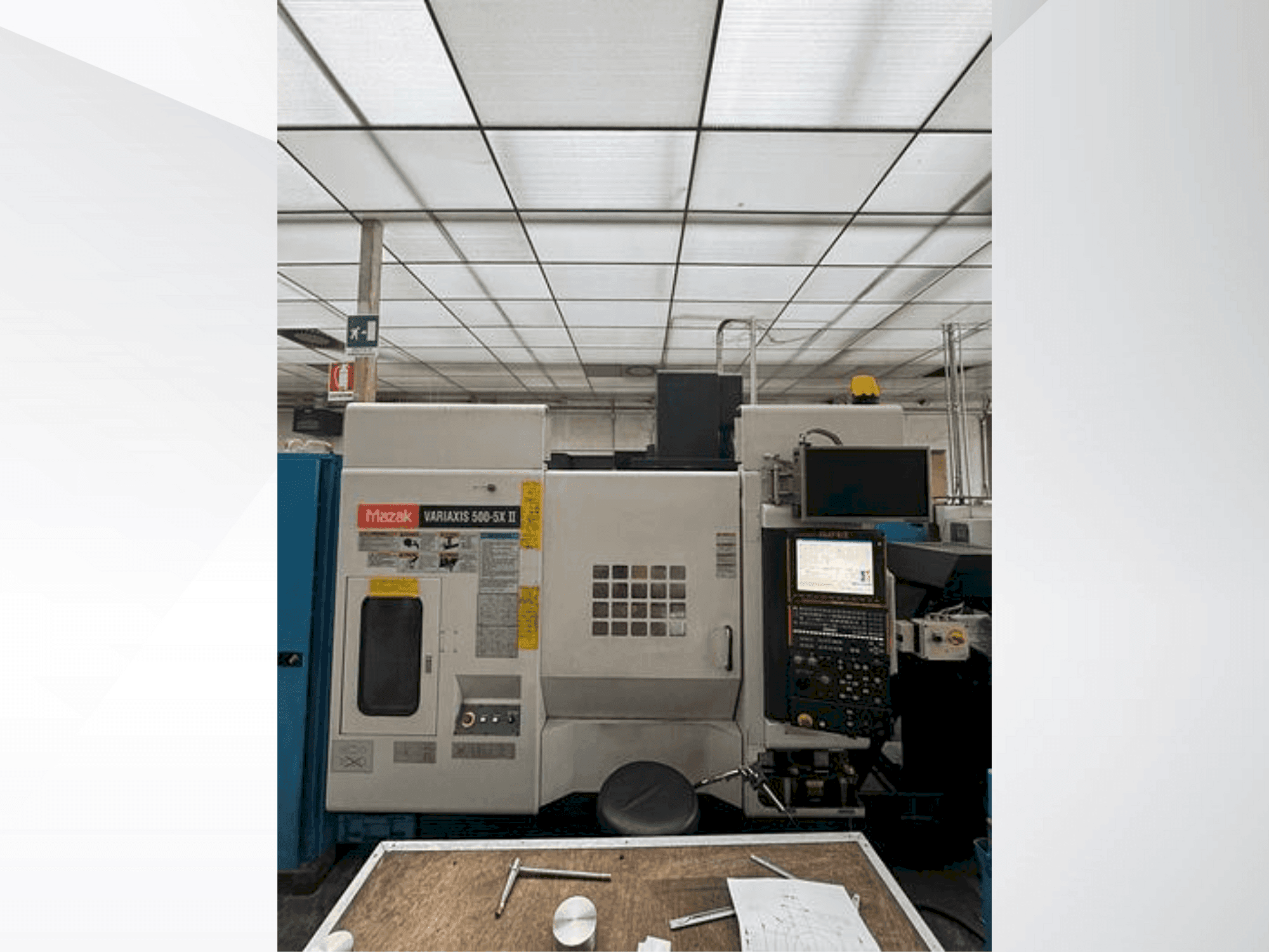Mazak Variaxis 500-5X II-maskinen framifrån