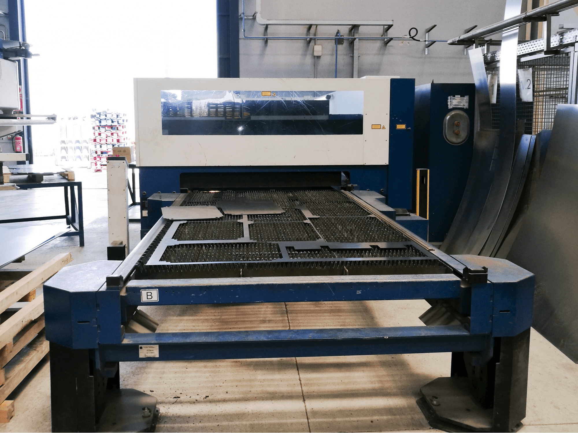 Trumpf-maskinen framifrånTruLaser 3530