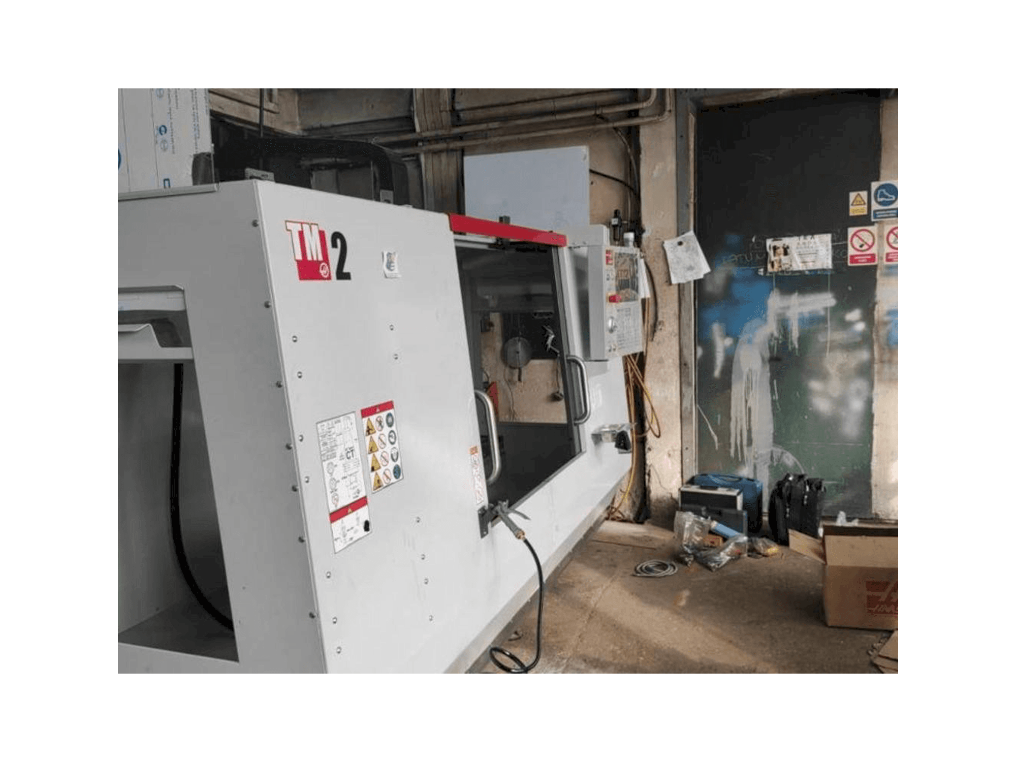 HAAS TM 2-maskinen framifrån