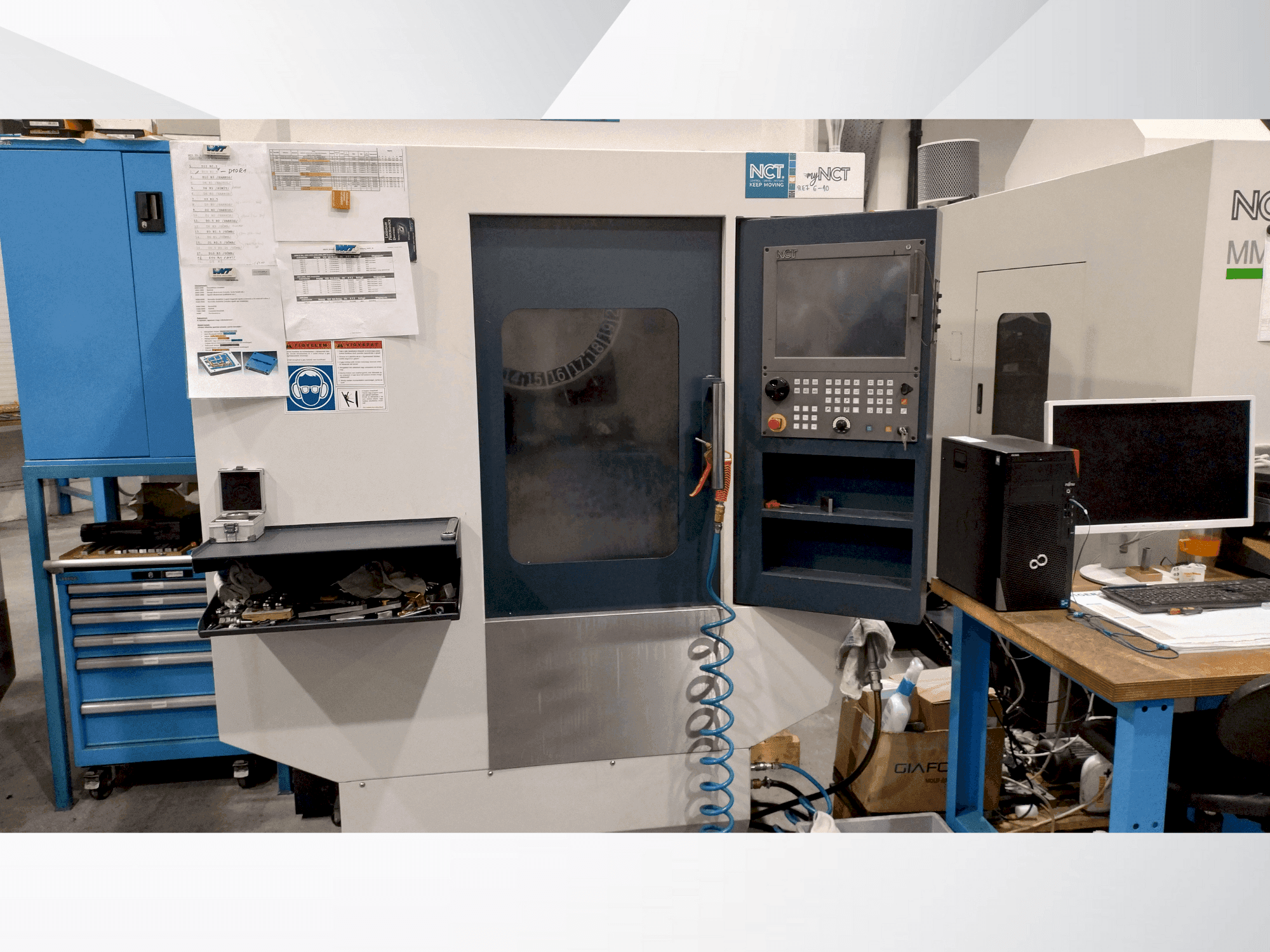 NCT VD-510S-maskinen framifrån