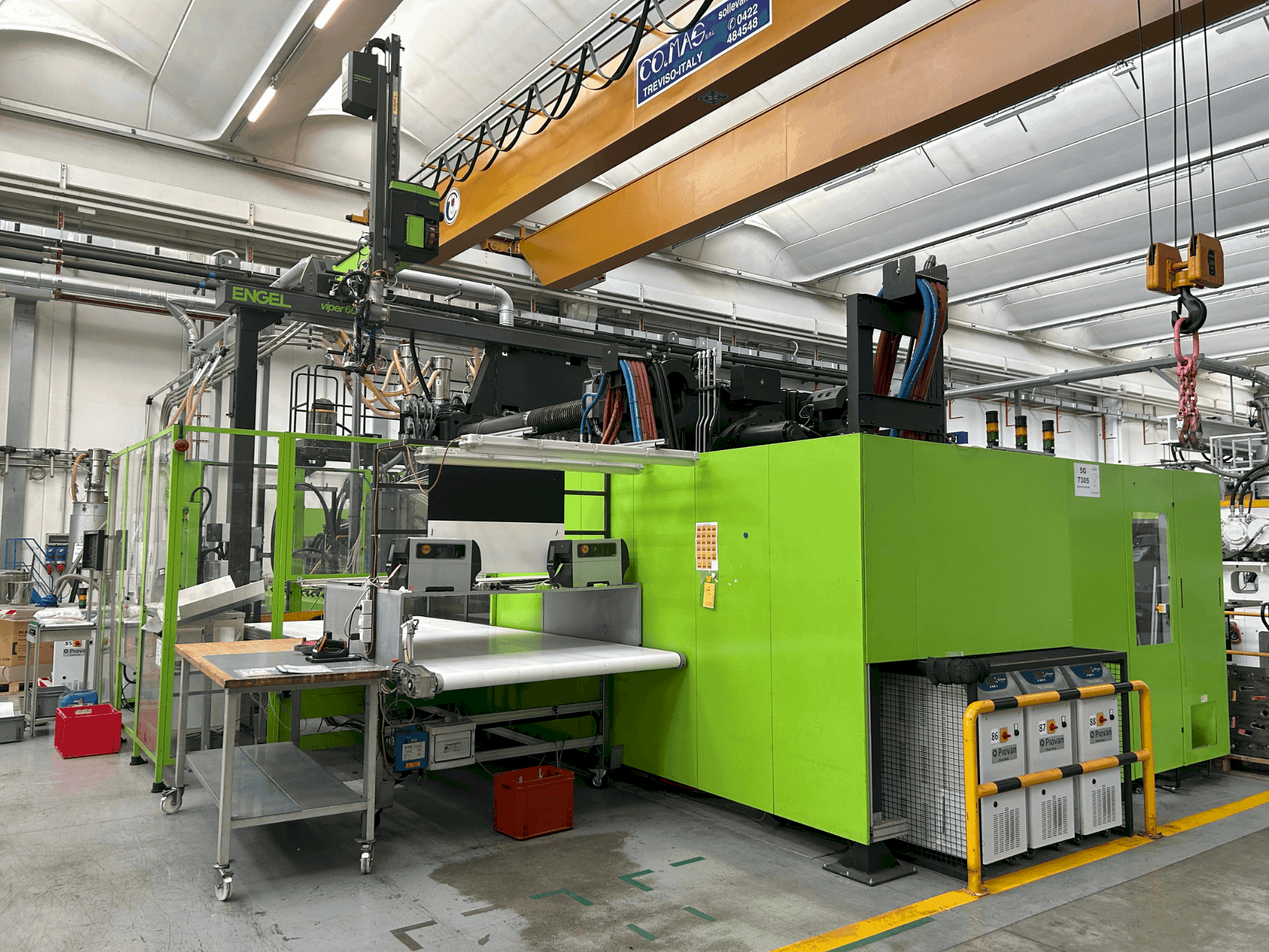 Engel Duo 4500H/4500H/1300H/1300H/1700 combi-maskinen framifrån