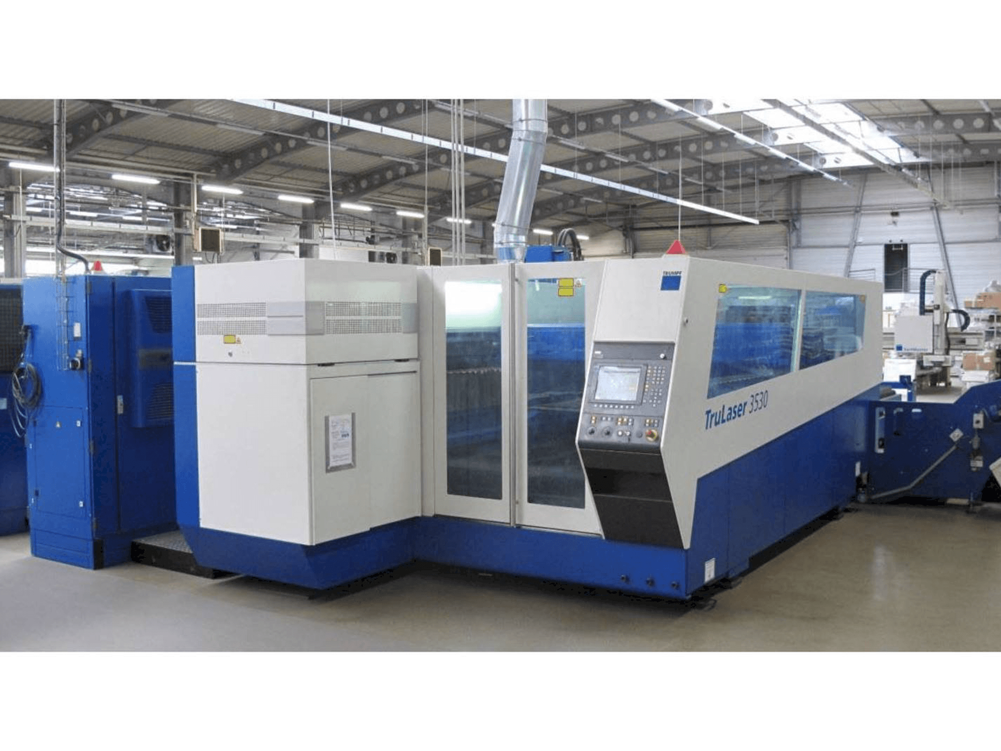 Trumpf TruLaser 3530 + Lift Master-maskinen framifrån