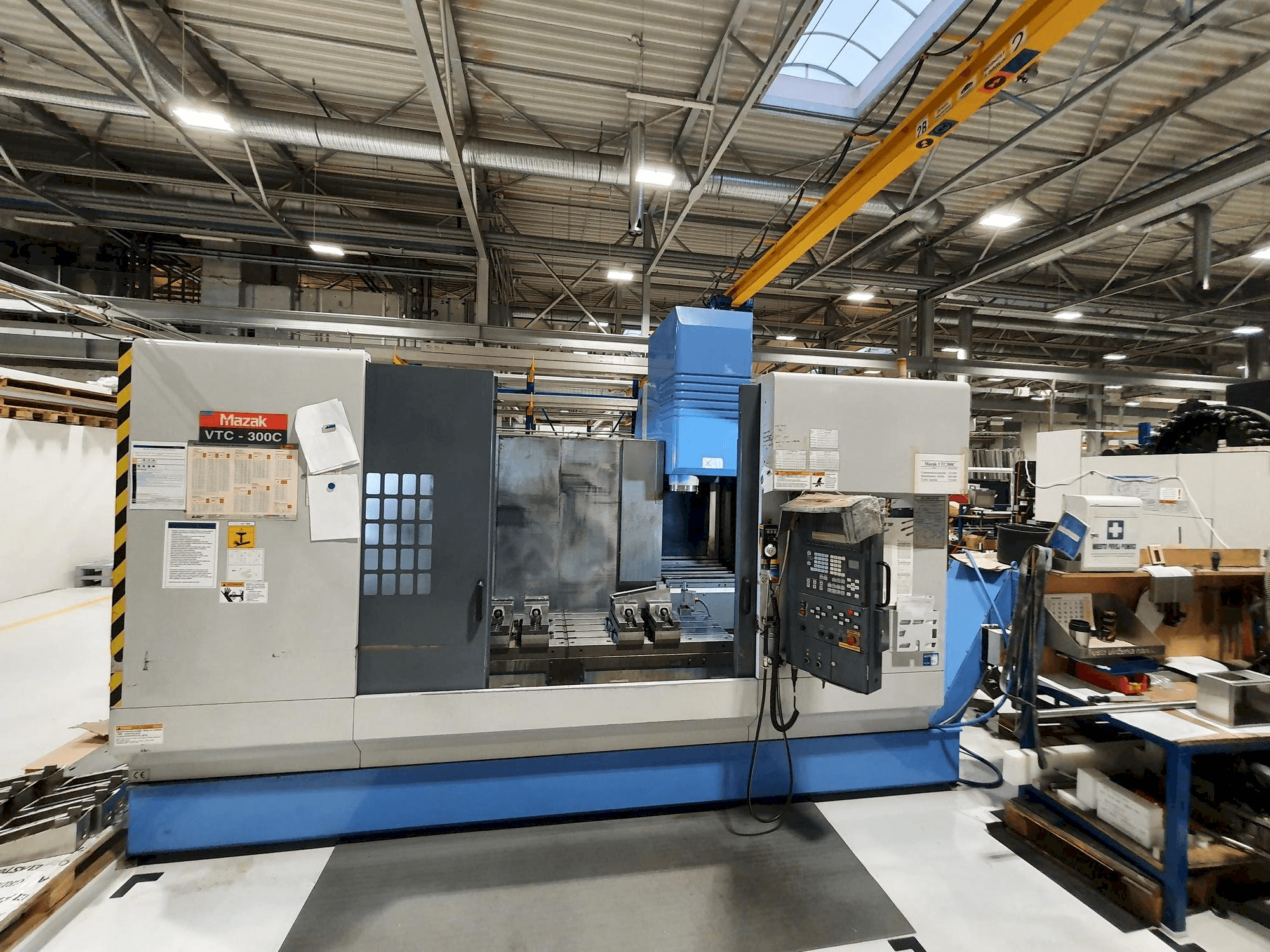 Mazak VTC-300C-maskinen framifrån