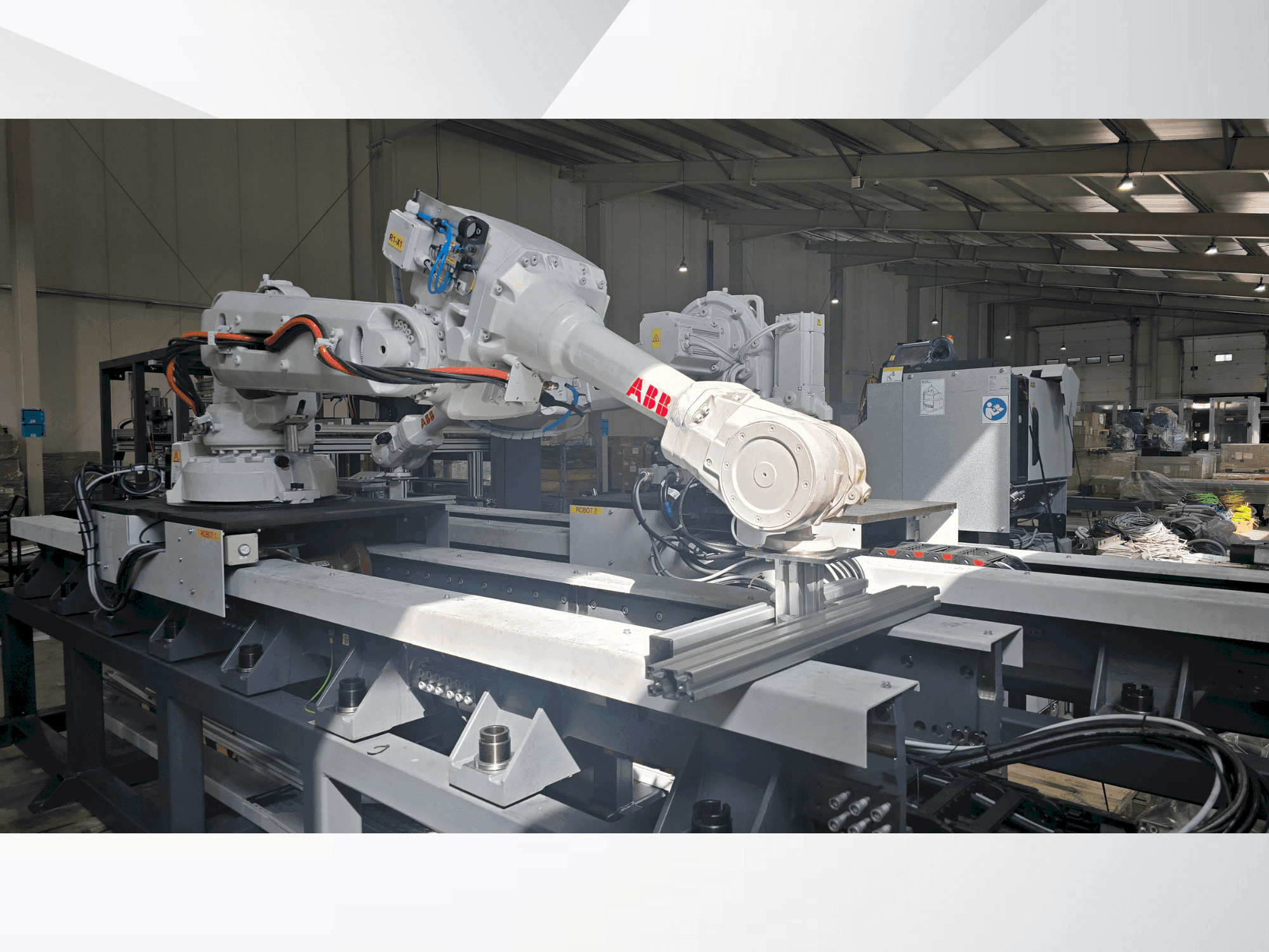ABB IRB 4600-60/2.05-maskinen framifrån