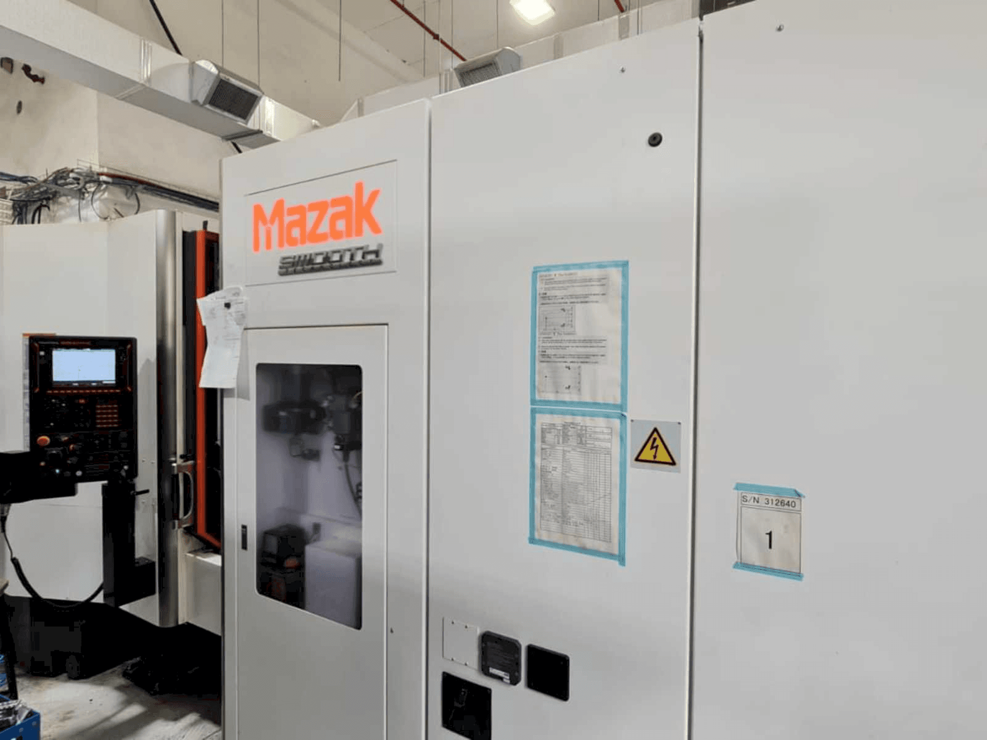 Mazak HCH-4000-maskinen framifrån