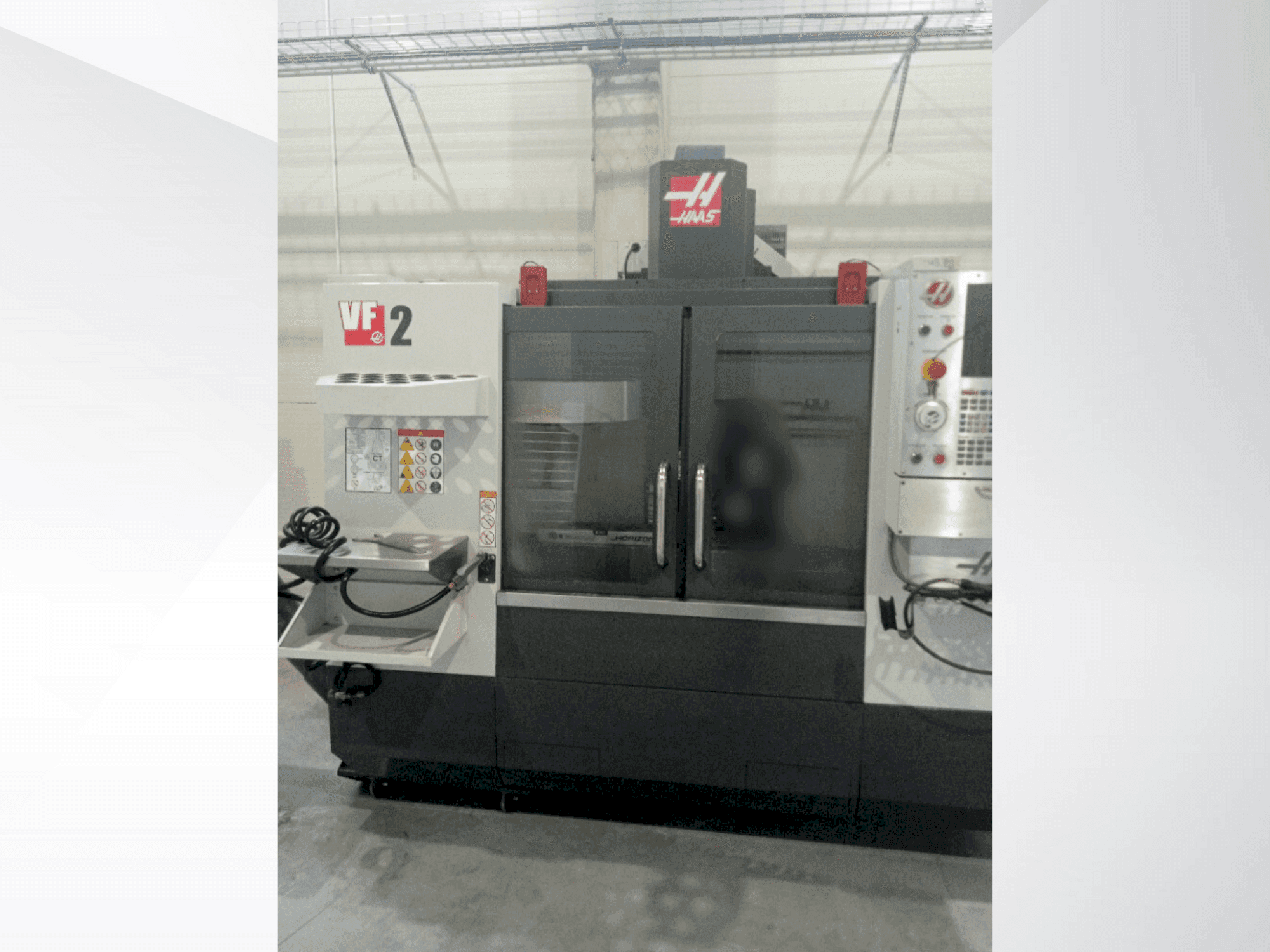 HAAS VF-2-maskinen framifrån