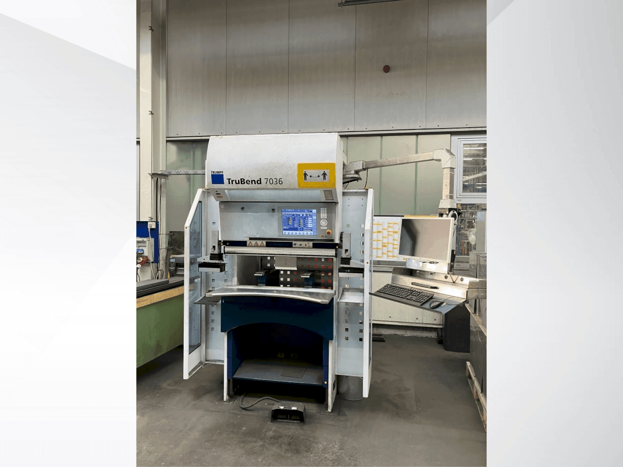 TRUMPF TruBend 7036-maskinen framifrån