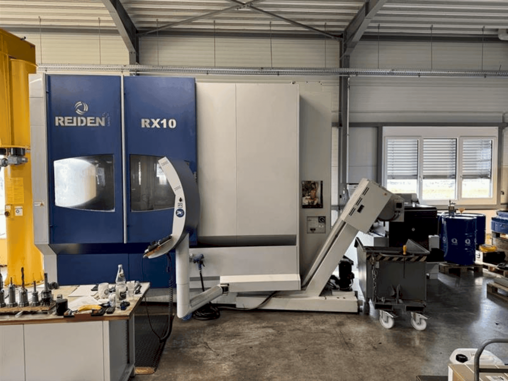 Reiden RX10 5X-maskinen framifrån